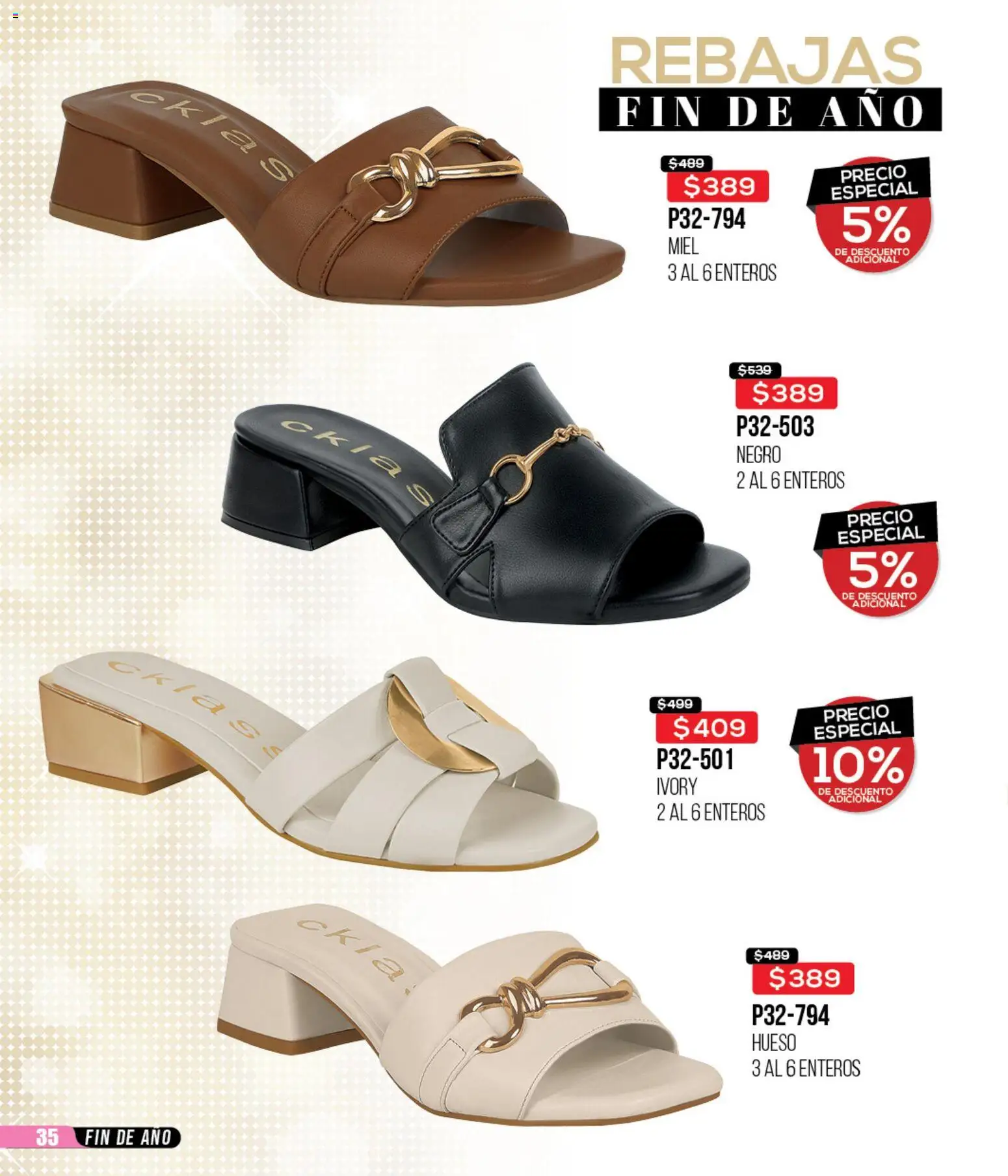 Nuevas ofertas de Cklass válidas en toda la República Mexicana desde el 15.12.2025. ¡Encuentra las mejores ofertas en Cklass catálogo Rebajas fin de año ropa! | Página: 271