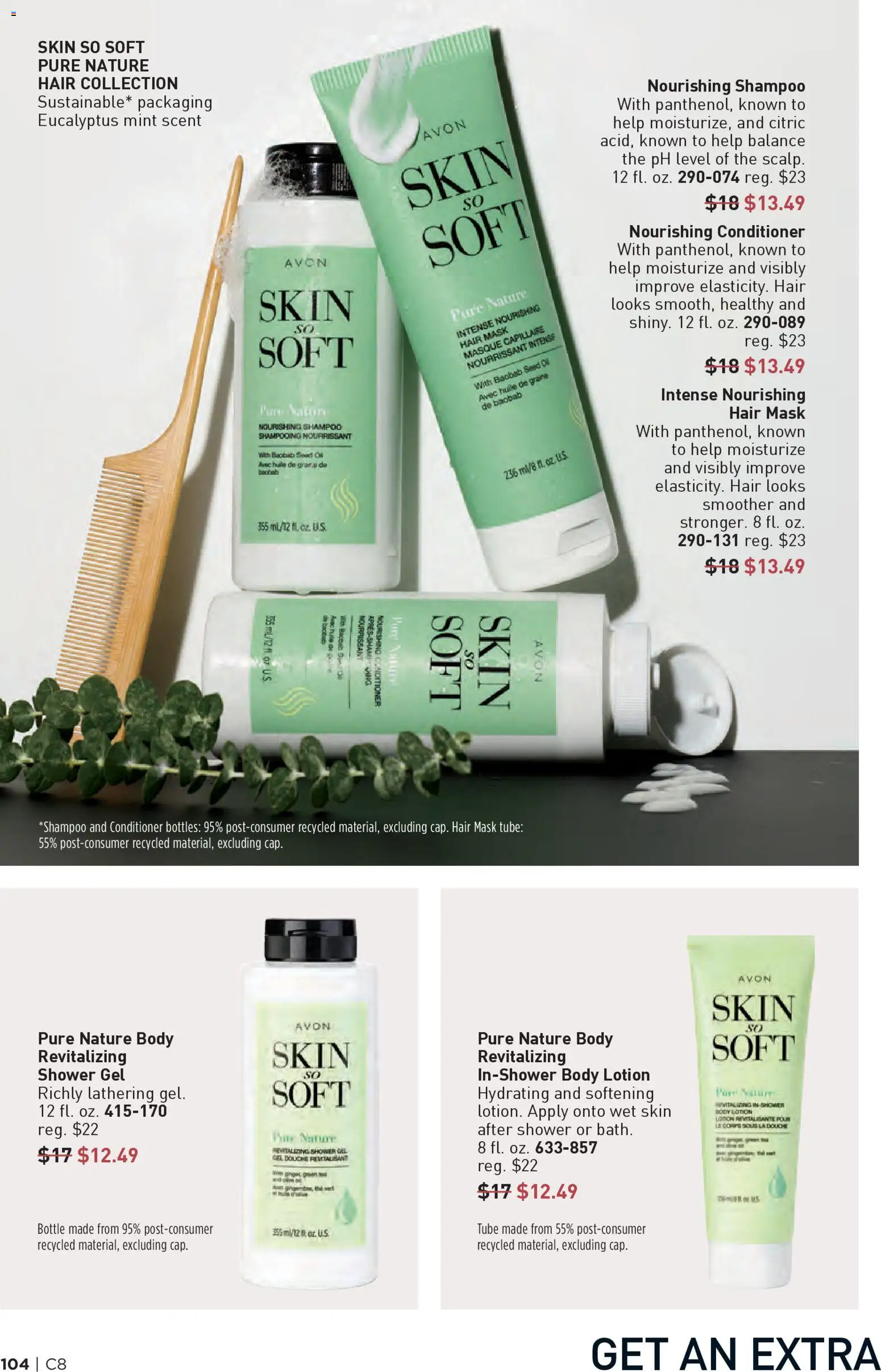 Avon Brochure - valid from 08.04.2026 | Page: 104 | Products: Shampoo, Conditioner, Hair mask, Mask