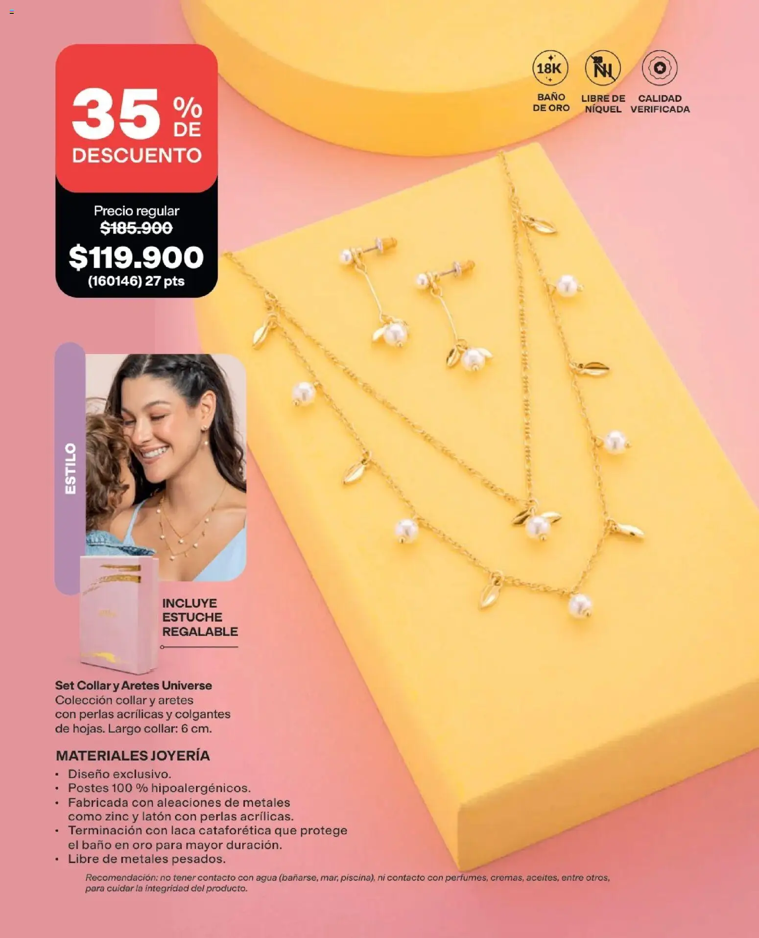 Avon revista - valida desde el 01.05.2026 | Página: 110 | Productos: Agua, Estuche, Aretes, Baño