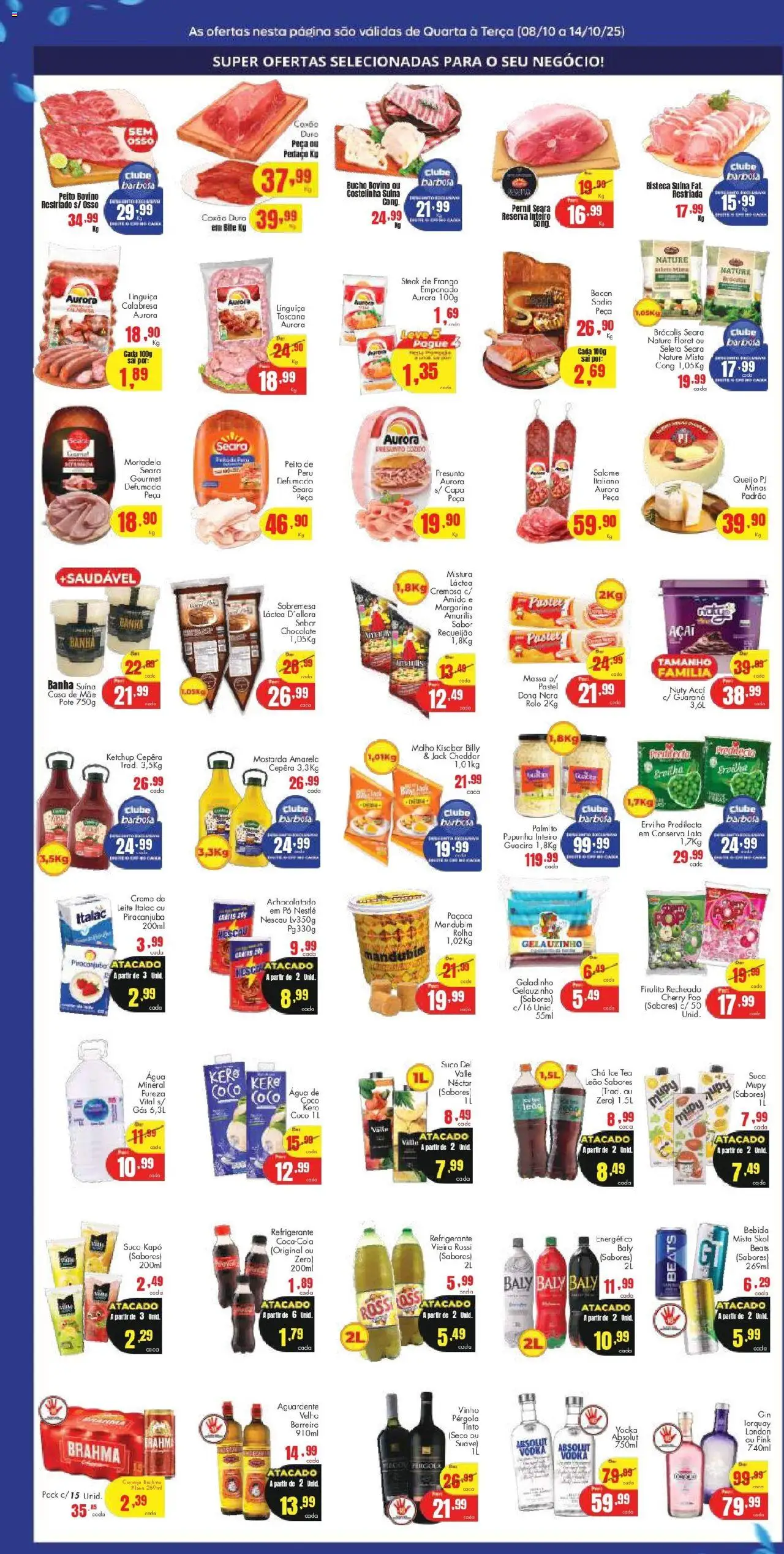 Barbosa Supermercados Folheto - válido de 08.10.2025 | Página: 2 | Produtos: Pó, Energético, Ice tea, Refrigerante