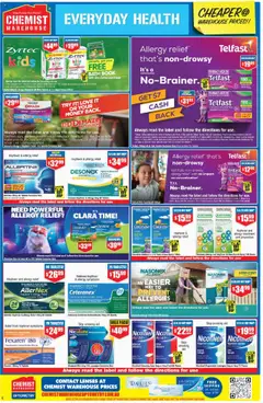 Preview of Chemist Warehouse Catalogue - valid from 02.10.2025 | Page: 4 | Products: Tablet, Nasal spray, Runny nose, Allergy