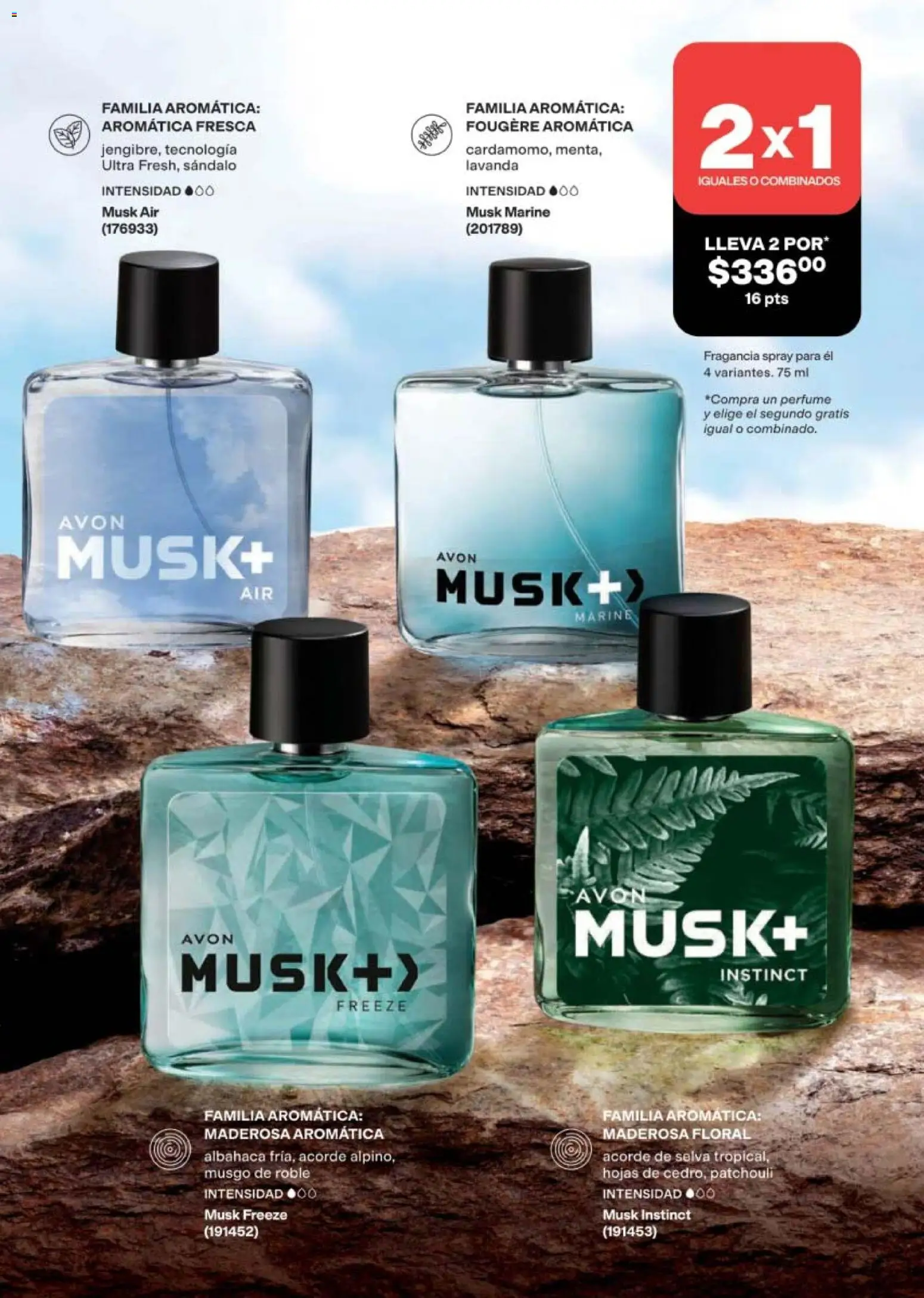 Nuevas ofertas de AVON válidas en toda la República Mexicana desde el 24.04.2026. ¡Encuentra las mejores ofertas en AVON campaña 7 2026! | Página: 93 | Productos: Perfume, Fragancia