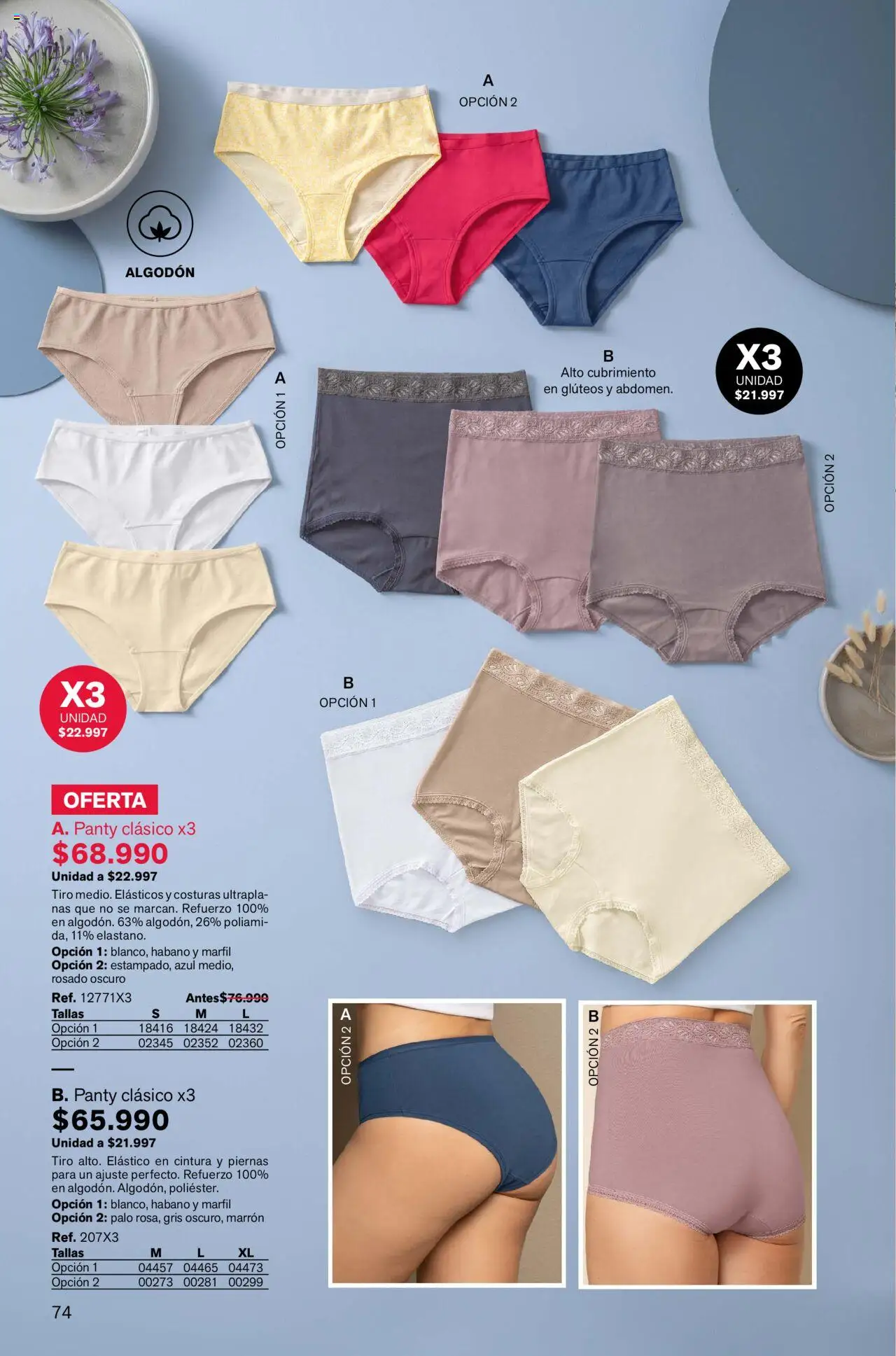 Leonisa revista - valida desde el 04.08.2025 | Página: 74 | Productos: Algodón