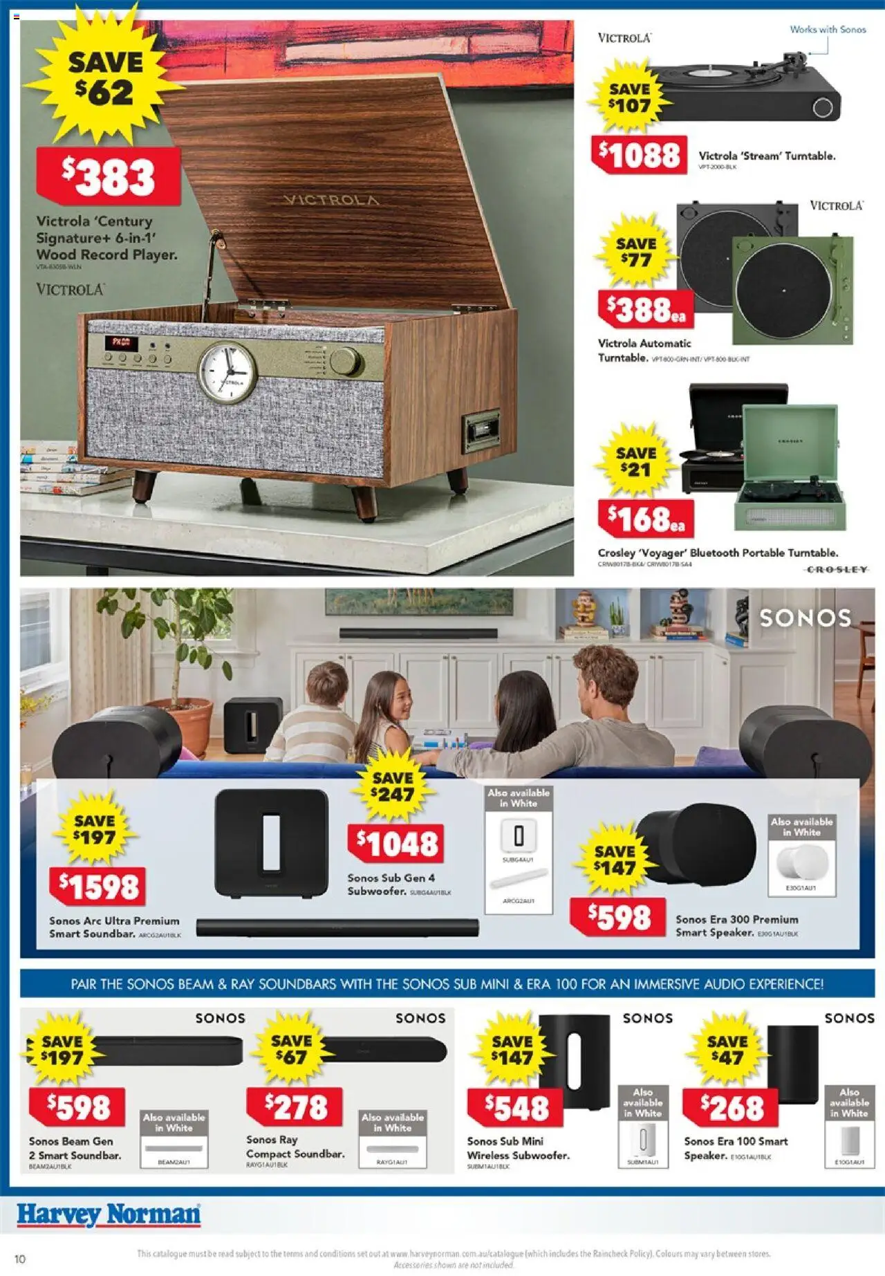 Harvey Norman catalogue - valid from 18.09.2025 | Page: 10 | Products: Wood, Accessories, Audio, Portable