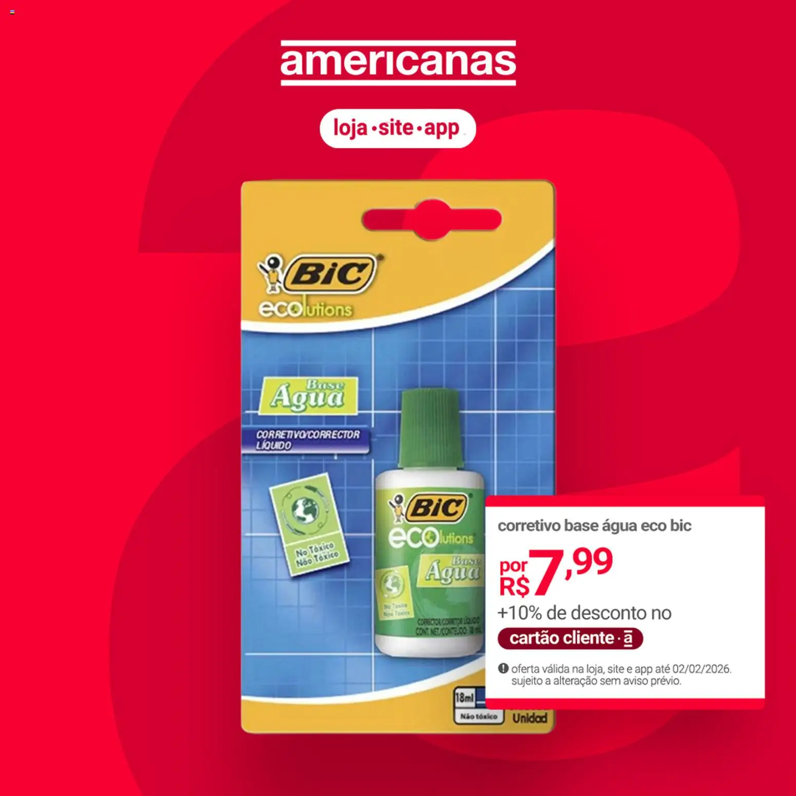 Lojas Americanas Folheto - válido de 17.01.2026 | Página: 3 | Produtos: Corretivo, Base