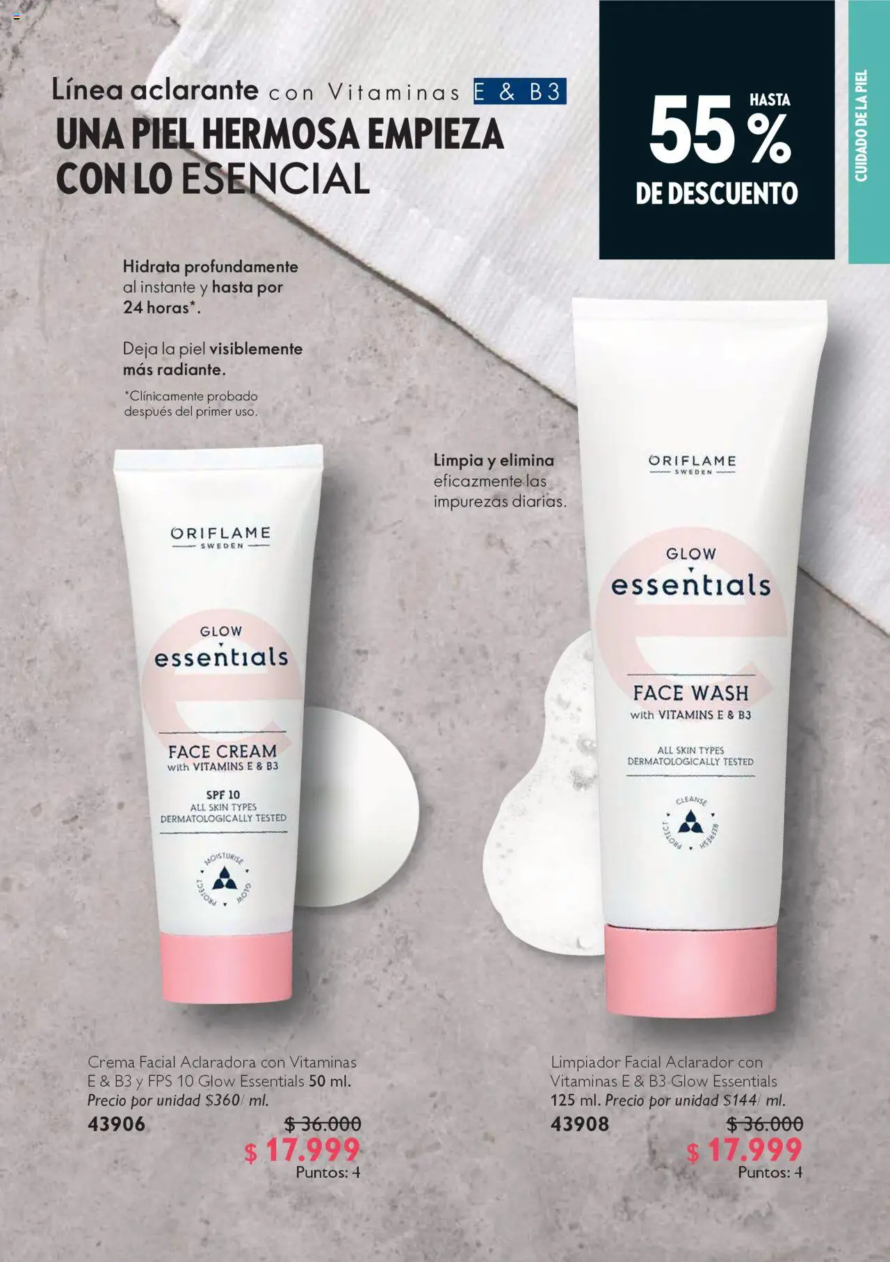 Oriflame revista - valida desde el 04.10.2025 | Página: 87 | Productos: Crema, Limpiador, Limpiador facial, Vitaminas
