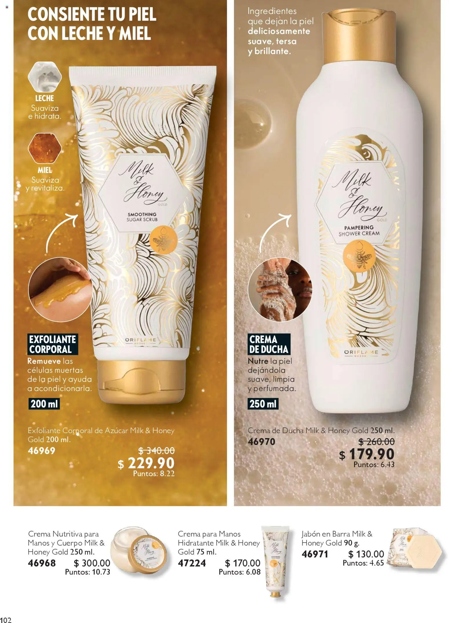 Nuevas ofertas de Oriflame válidas en toda la República Mexicana desde el 24.01.2026. ¡Encuentra las mejores ofertas en Oriflame campaña 2 2026! | Página: 102 | Productos: Azúcar, Exfoliante corporal, Crema corporal, Jabón