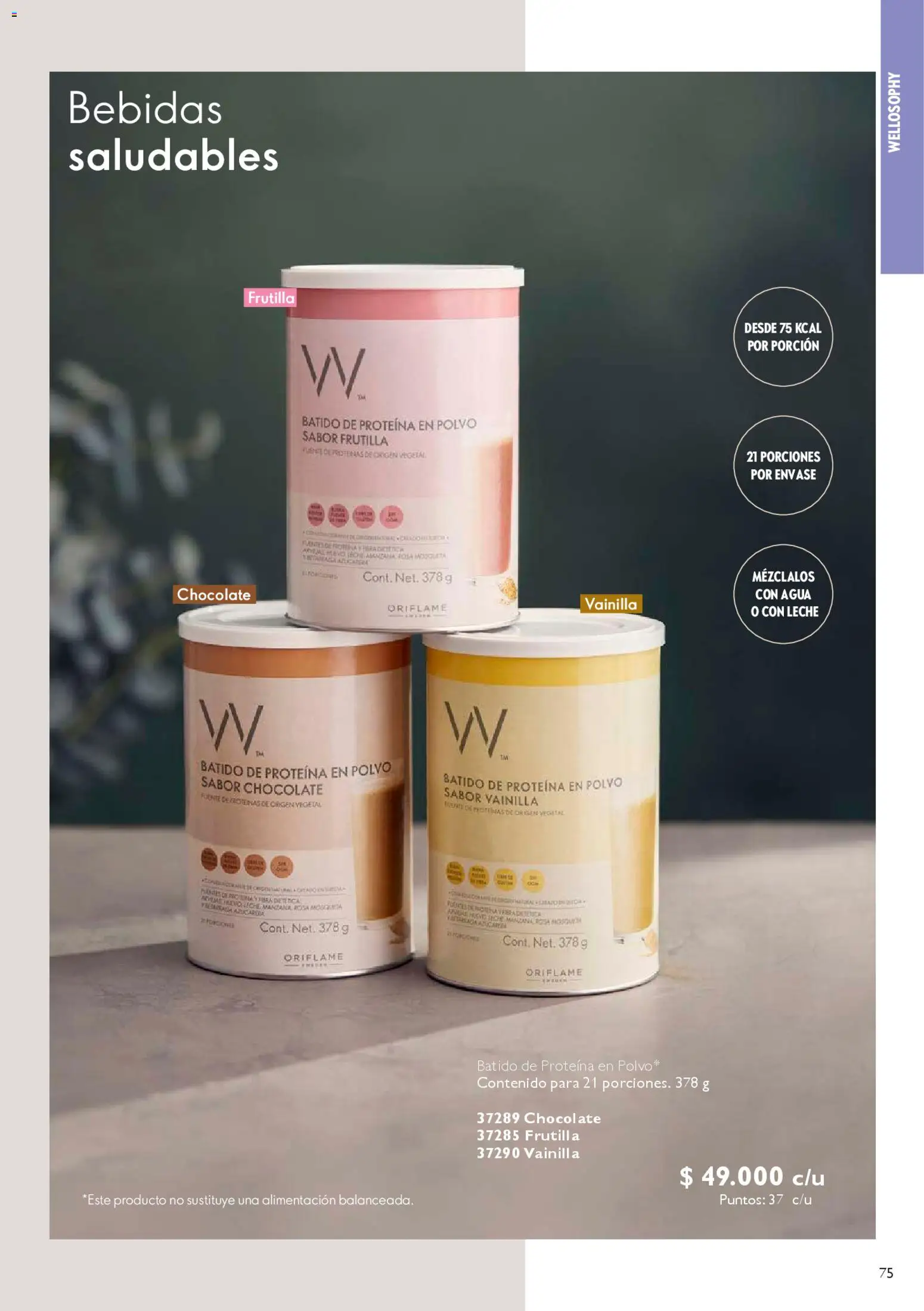 Oriflame catálogo │ válido desde el 14.02.2026 | Página: 75 | Productos: Polvo, Chocolate, Frutilla, Fuente