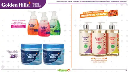 Vista previa de La Comer folleto Golden Hills, nuevo folleto de la tienda, válido en México a partir del 10.04.2026 | Página: 15