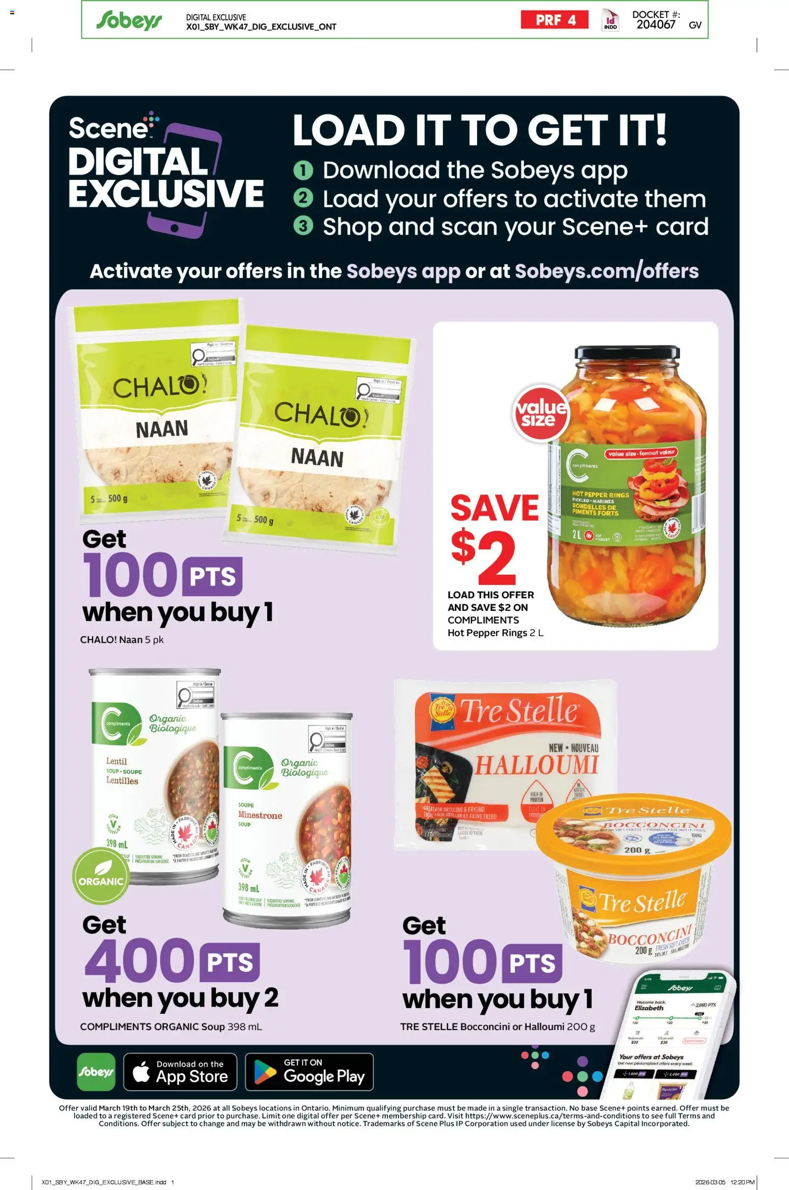 Sobeys flyer valid from 19.03.2026 | Page: 13 | Products: Cheese