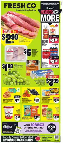 Preview of FreshCo weekly flyer / circulaire from shop FreshCo valid from 22.01.2026