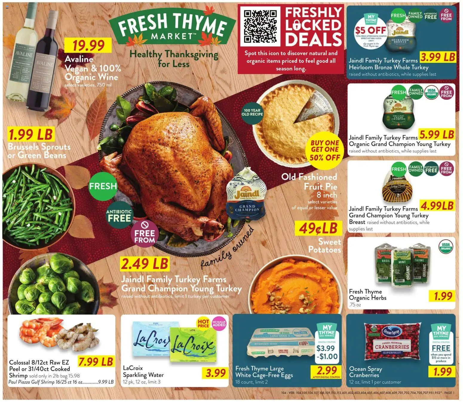 Fresh Thyme Weekly Ad - WI - valid from 19.11.2025 | Page: 3 | Products: Eggs, Potatoes, Water, Sugar