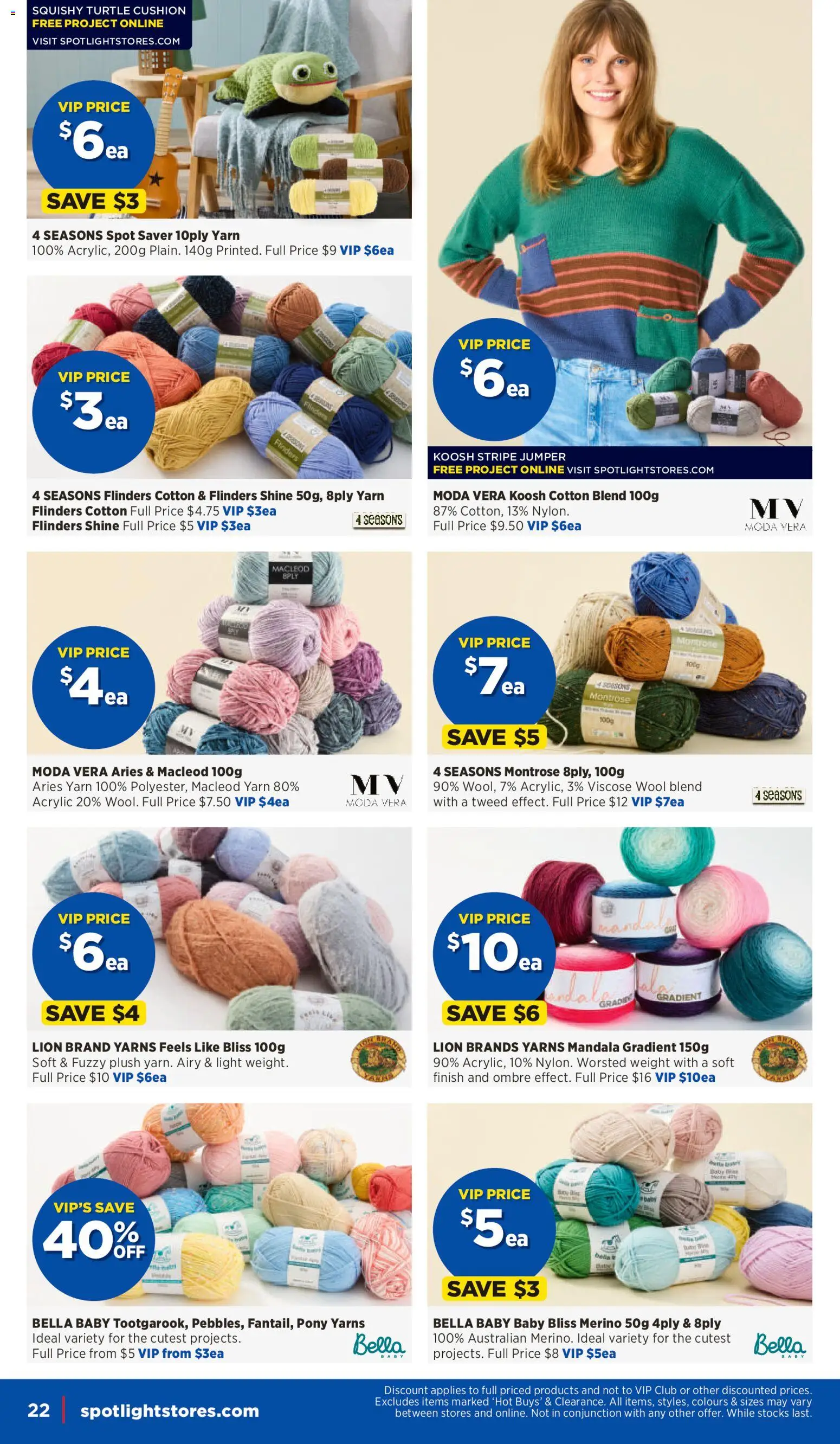 Spotlight catalogue - valid from 11.02.2026 | Page: 22 | Products: Cushion, Light, Jumper, Weight