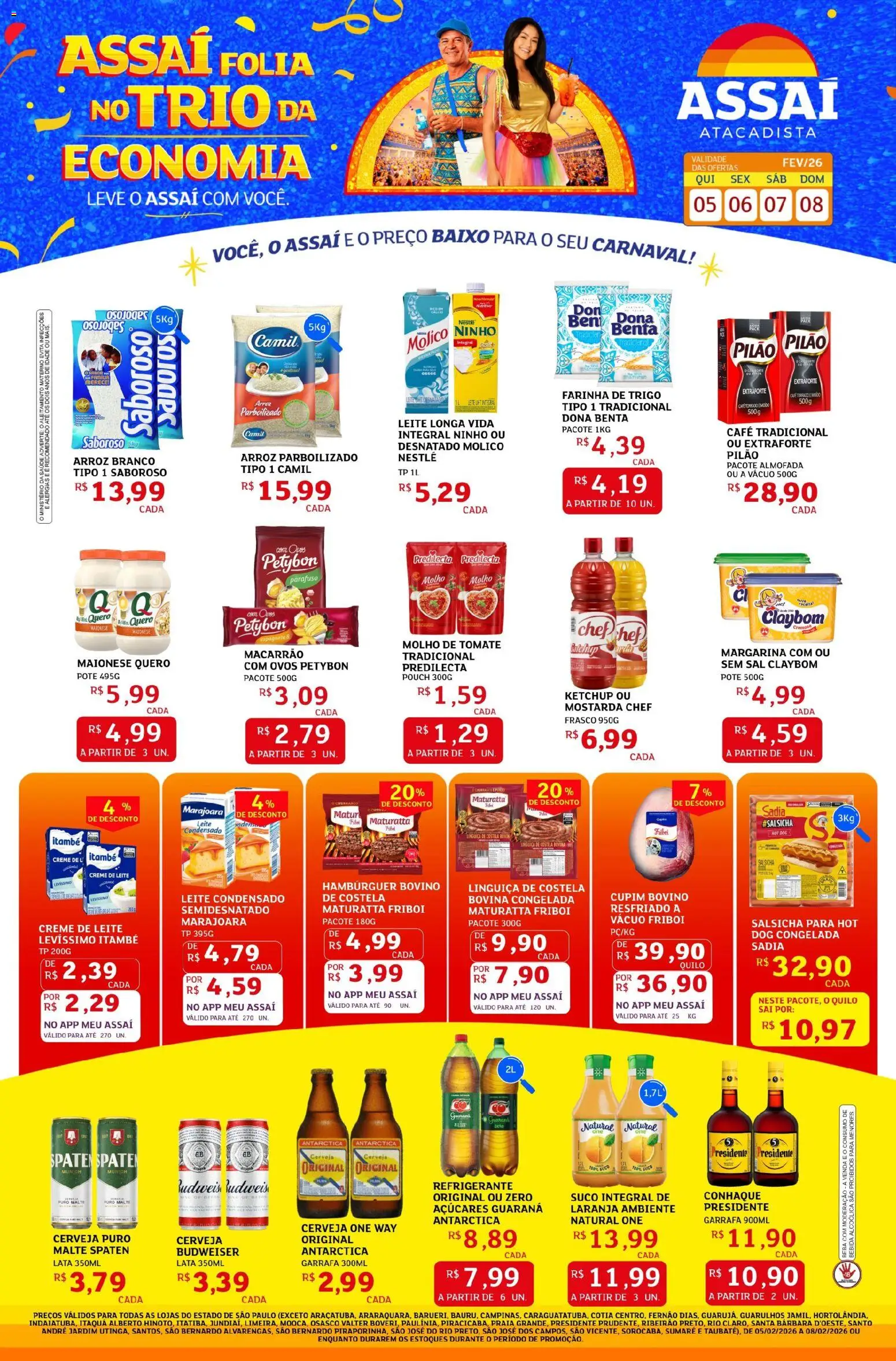Assaí Atacadista Folheto - válido de 05.02.2026 | Página: 1