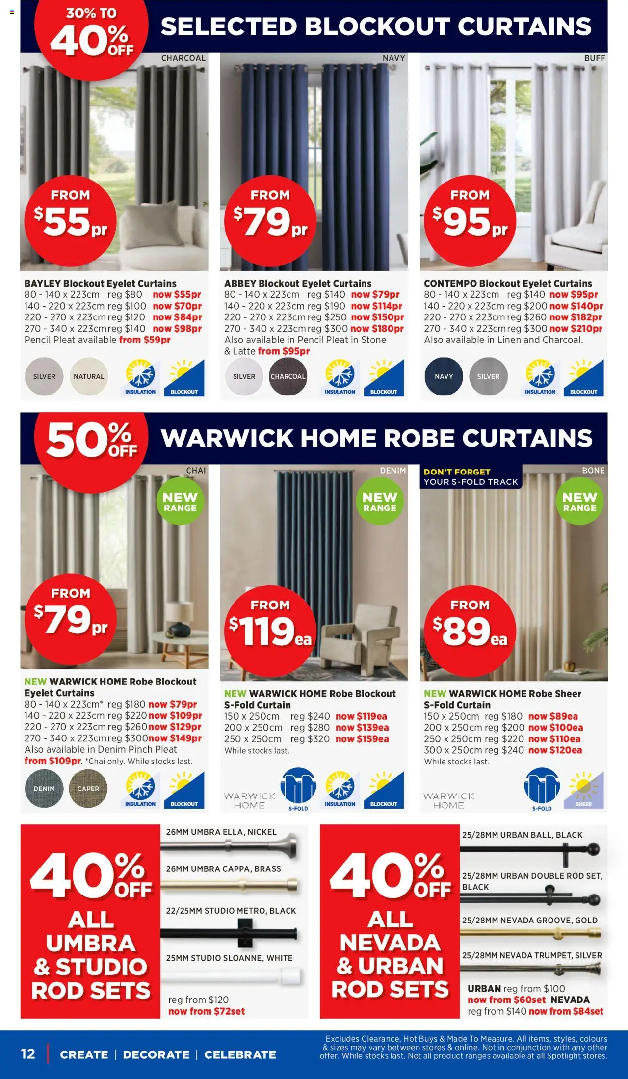 Spotlight catalogue - valid from 07.08.2025 | Page: 12 | Products: Curtain, Denim, Linen, Pencil
