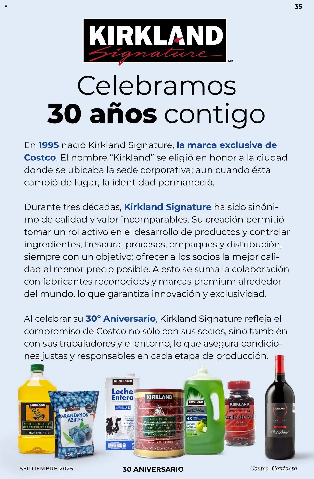 Nuevas ofertas de Costco válidas en toda la República Mexicana desde el 10.09.2025. ¡Encuentra las mejores ofertas en Costco - Catálogo Septiembre! | Página: 35 | Productos: Aceite de oliva, Café, Arándanos, Desengrasante