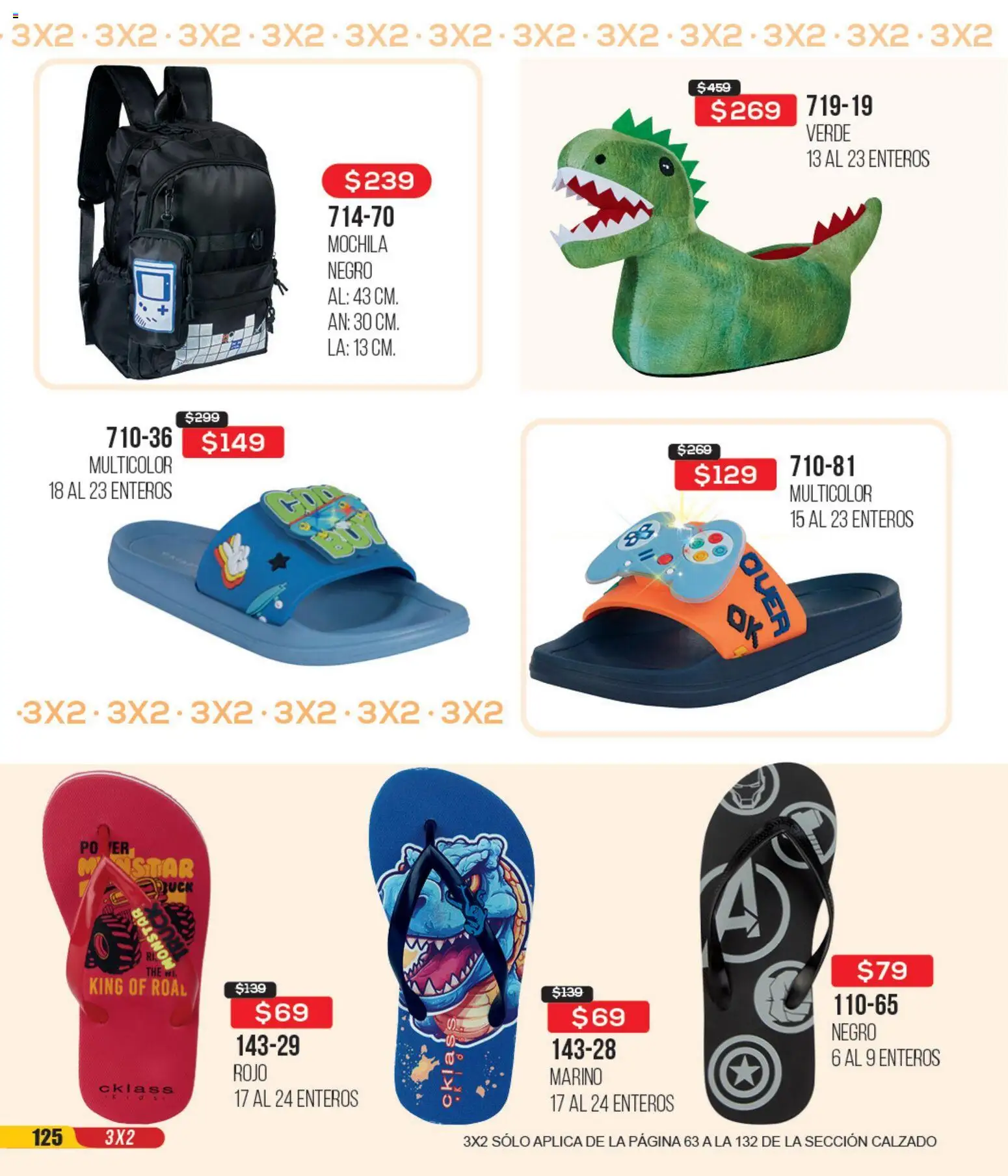 Nuevas ofertas de Cklass válidas en toda la República Mexicana desde el 14.04.2026. ¡Encuentra las mejores ofertas en Cklass catálogo 3X2 Digital Ropa! | Página: 222 | Productos: Mochila