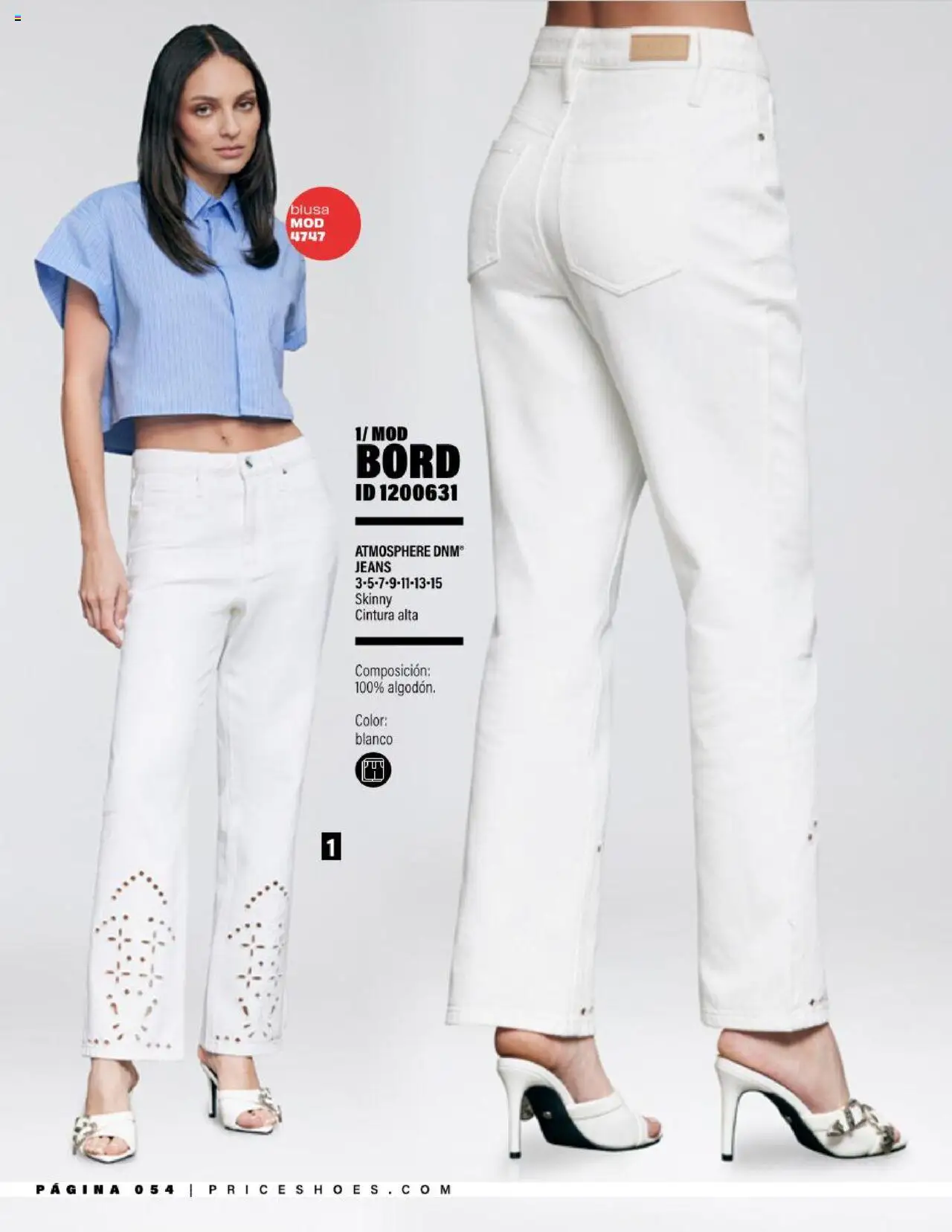 Nuevas ofertas de Price Shoes válidas en toda la República Mexicana desde el 05.08.2025. ¡Encuentra las mejores ofertas en Price Shoes - Catálogo Jeans ! | Página: 54 | Productos: Blusa