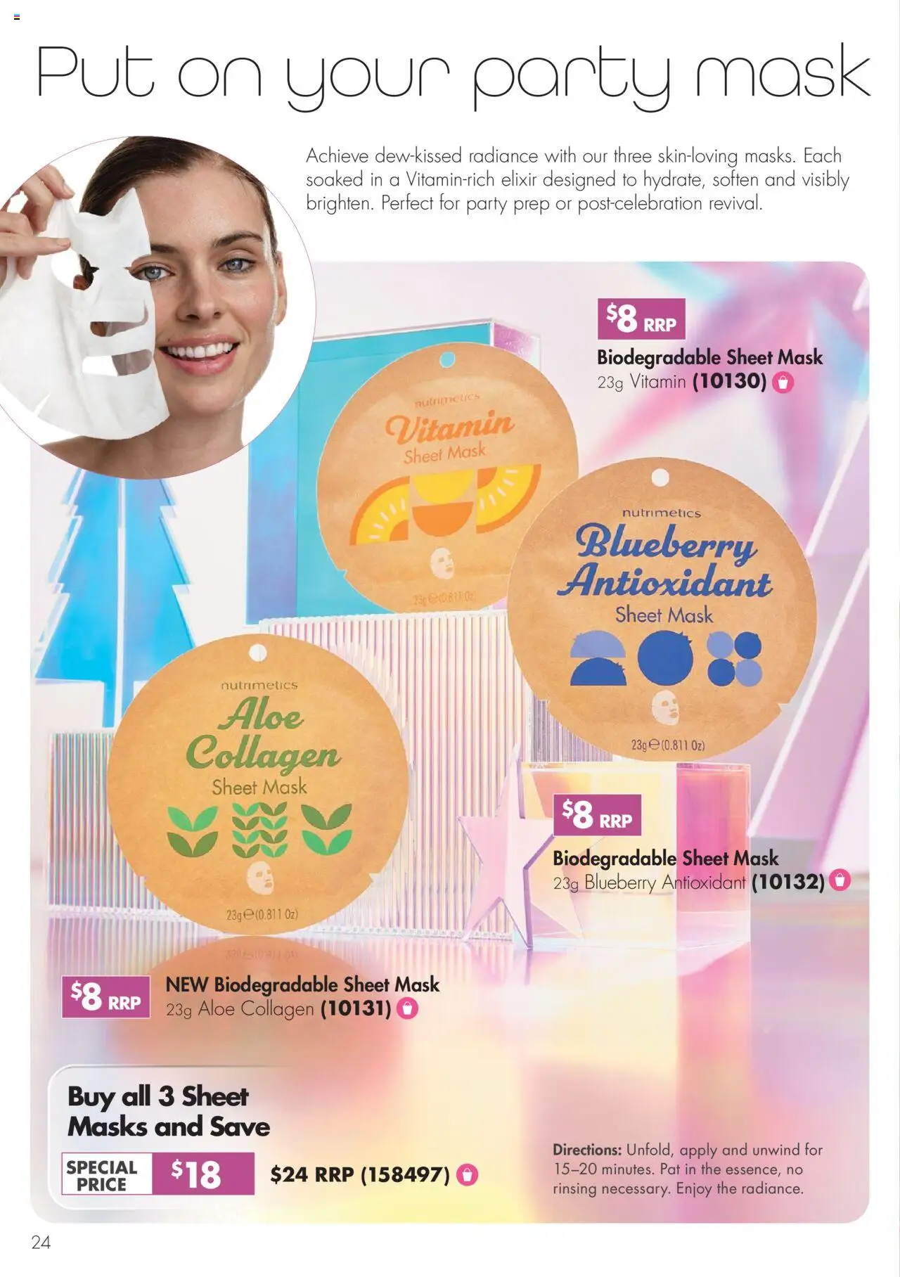 Nutrimetics catalogue - valid from 12.10.2025 | Page: 28 | Products: Mask, Collagen, Vitamin