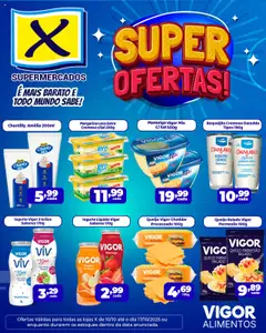 X Supermercados - Ofertas Vigor - Pré-Visualização do folheto da loja X Supermercados, válido de 10.10.2025