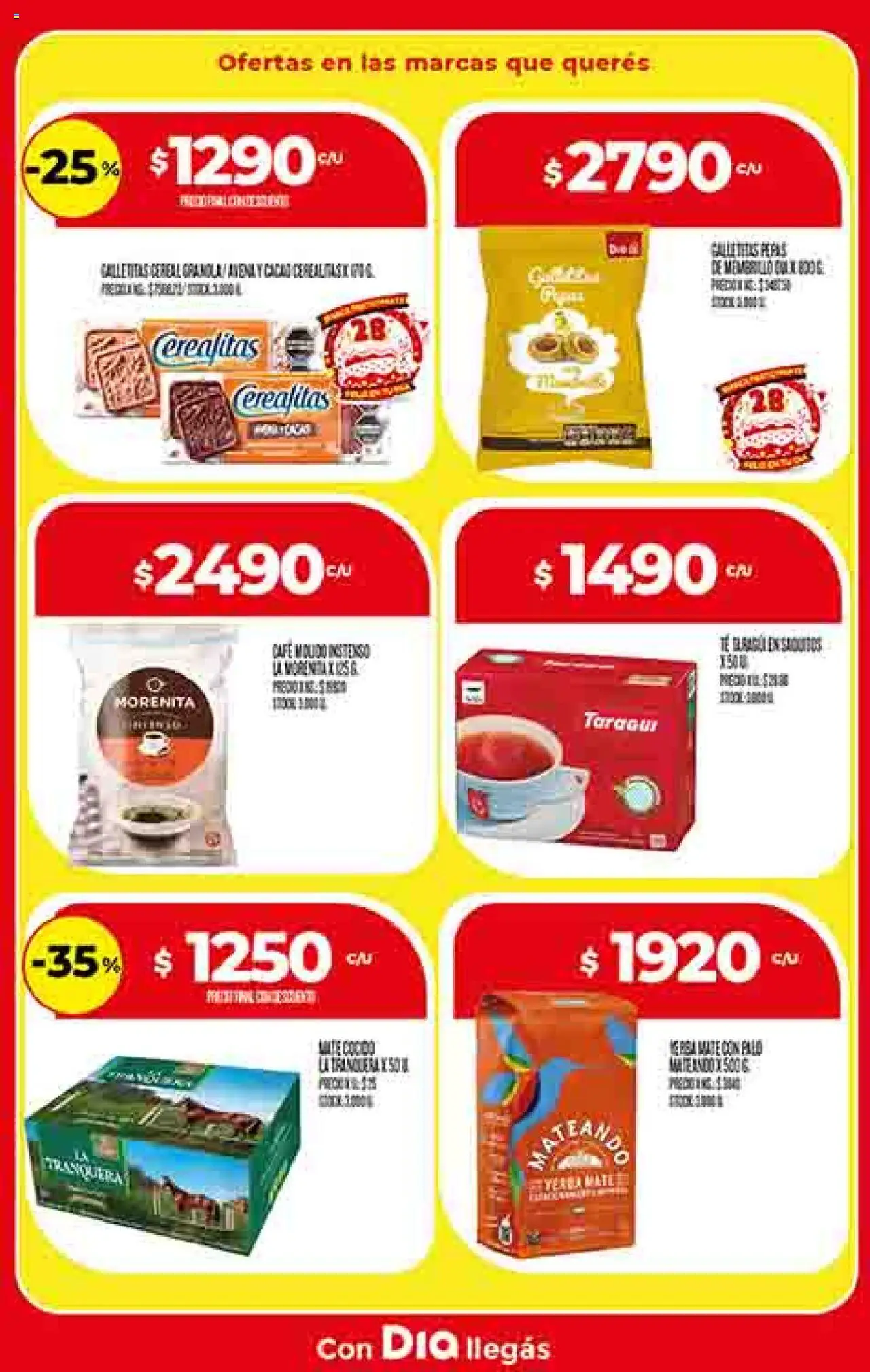 Dia - Ofertas - Salta y Jujuy │ válido desde el 17.09.2025 | Página: 26 | Productos: Mate, Galletitas, Café, Cacao