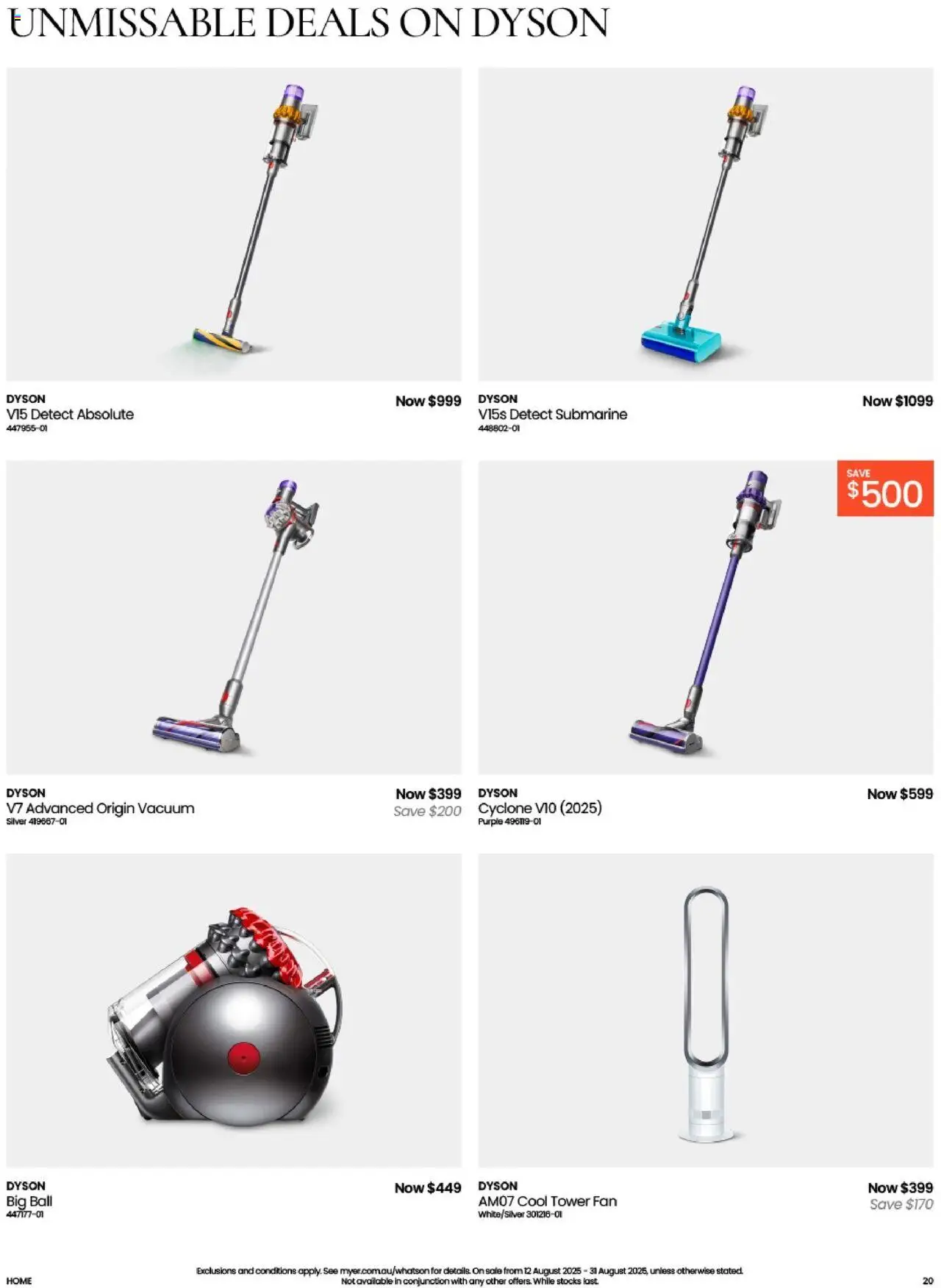 Myer catalogue - valid from 12.08.2025 | Page: 20 | Products: Fan
