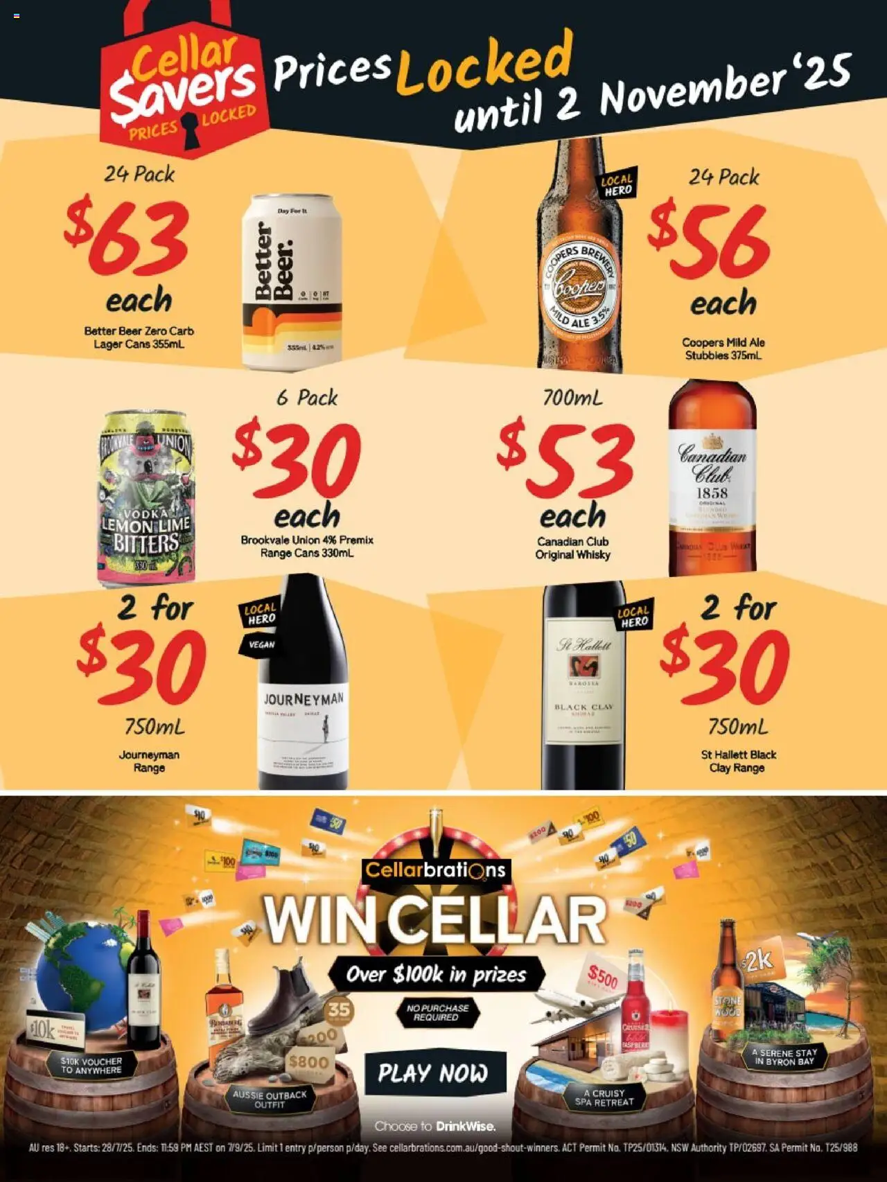 Cellarbrations catalogue - valid from 25.08.2025 | Page: 4 | Products: Beer, Vodka, Lime, Raspberry