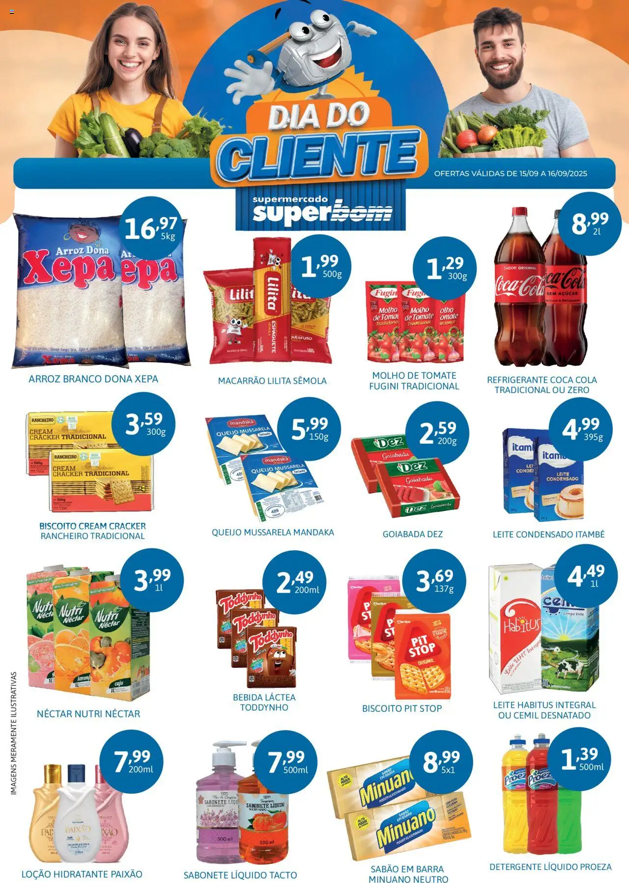 Superbom Folheto - válido de 15.09.2025 | Página: 1 | Produtos: Molho de tomate, Cola, Cream cracker, Sabonete líquido
