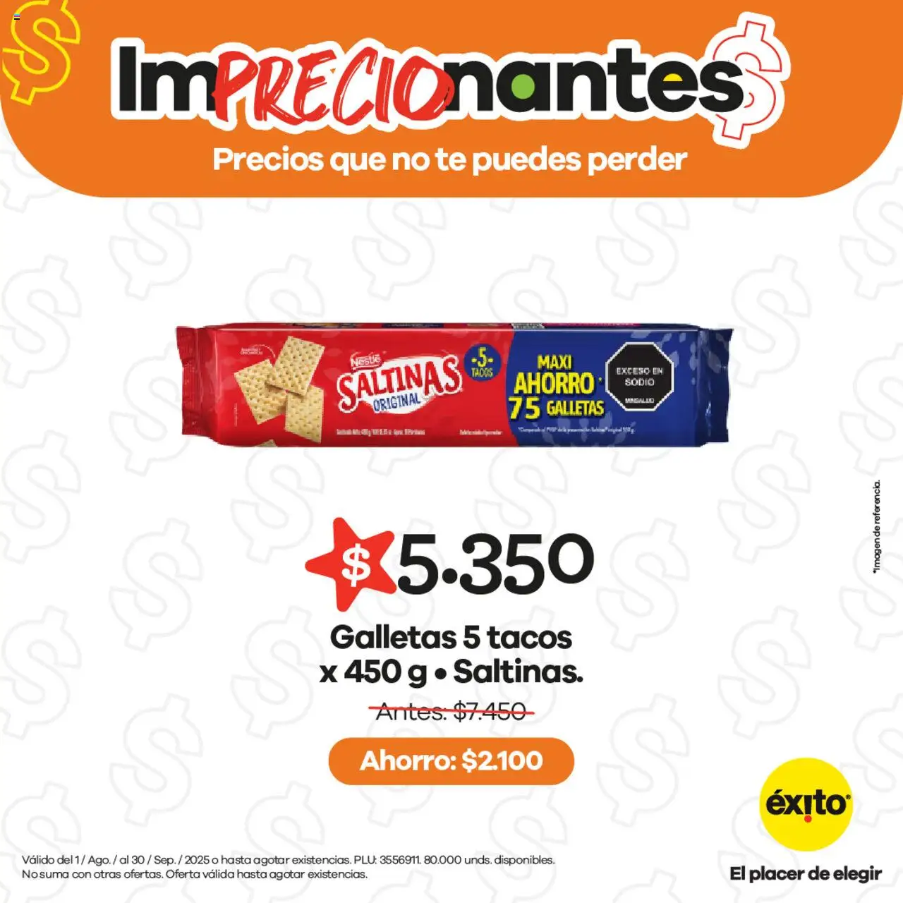 Éxito revista - valida desde el 01.08.2025 | Página: 9 | Productos: Té, Galletas