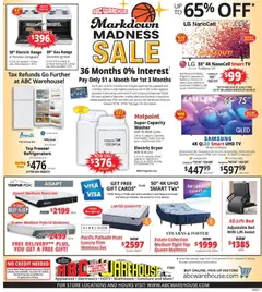 Preview of ABC Warehouse weekly ads valid from 01.03.2026