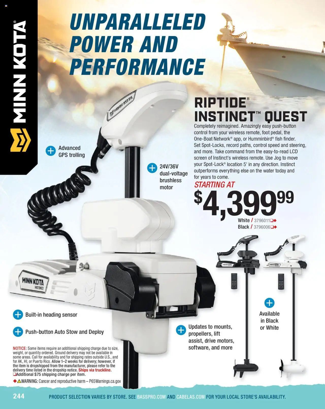 Cabela's Saltwater Specialist 25 - valid from 01.01.2025 | Page: 244 | Products: Fish, Water, Sensor