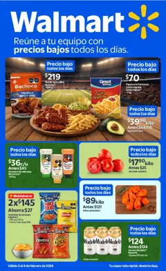 Vista previa de Walmart catálogo Ofertas, nuevo folleto de la tienda, válido en México a partir del 06.02.2026
