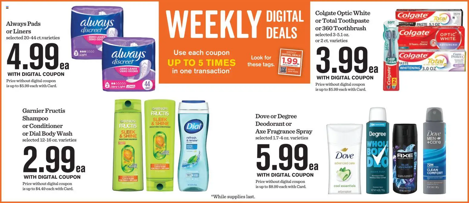 Mariano's Weekly Ad - valid from 03.12.2025 | Page: 3 | Products: Fragrance, Deodorant, Pads, Body Wash