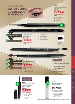Eudora - Revista 6/2026 - Pré-Visualização do folheto da loja Eudora, válido de 01.04.2026 | Página: 27 | Produtos: Delineador, Escova, Lápis, Caneta