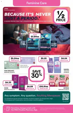 Priceline Pharmacy catalogue - valid from 14.08.2025 | Page: 24 | Products: Phone, Weight, Tampons