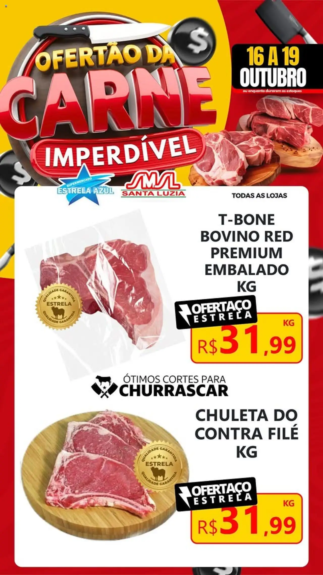 Estrela Azul Folheto - válido de 16.10.2025 | Página: 4 | Produtos: Contra filé, Carne