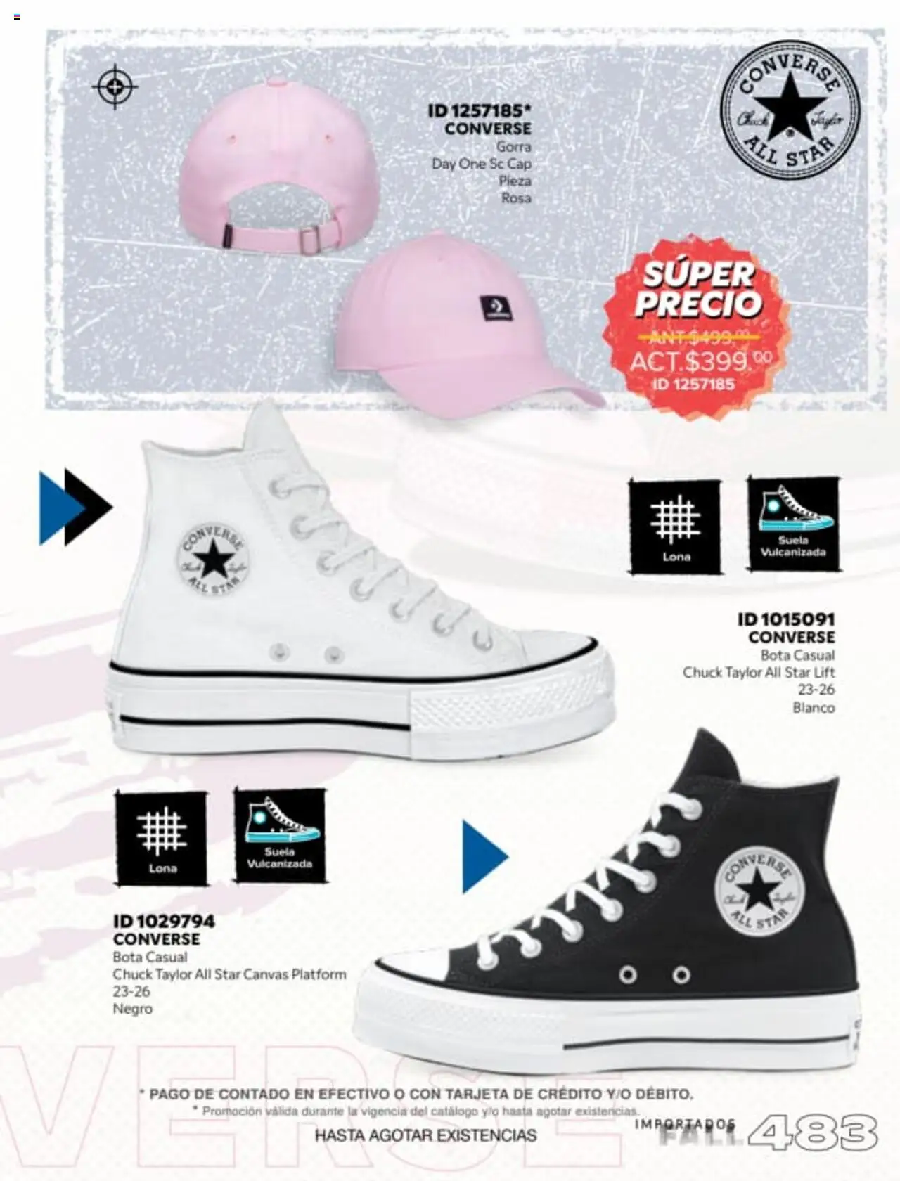 Nuevas ofertas de Price Shoes válidas en toda la República Mexicana desde el 18.08.2025. ¡Encuentra las mejores ofertas en Price Shoes - Catálogo Fall Importados! | Página: 483 | Productos: Gorra, Lona