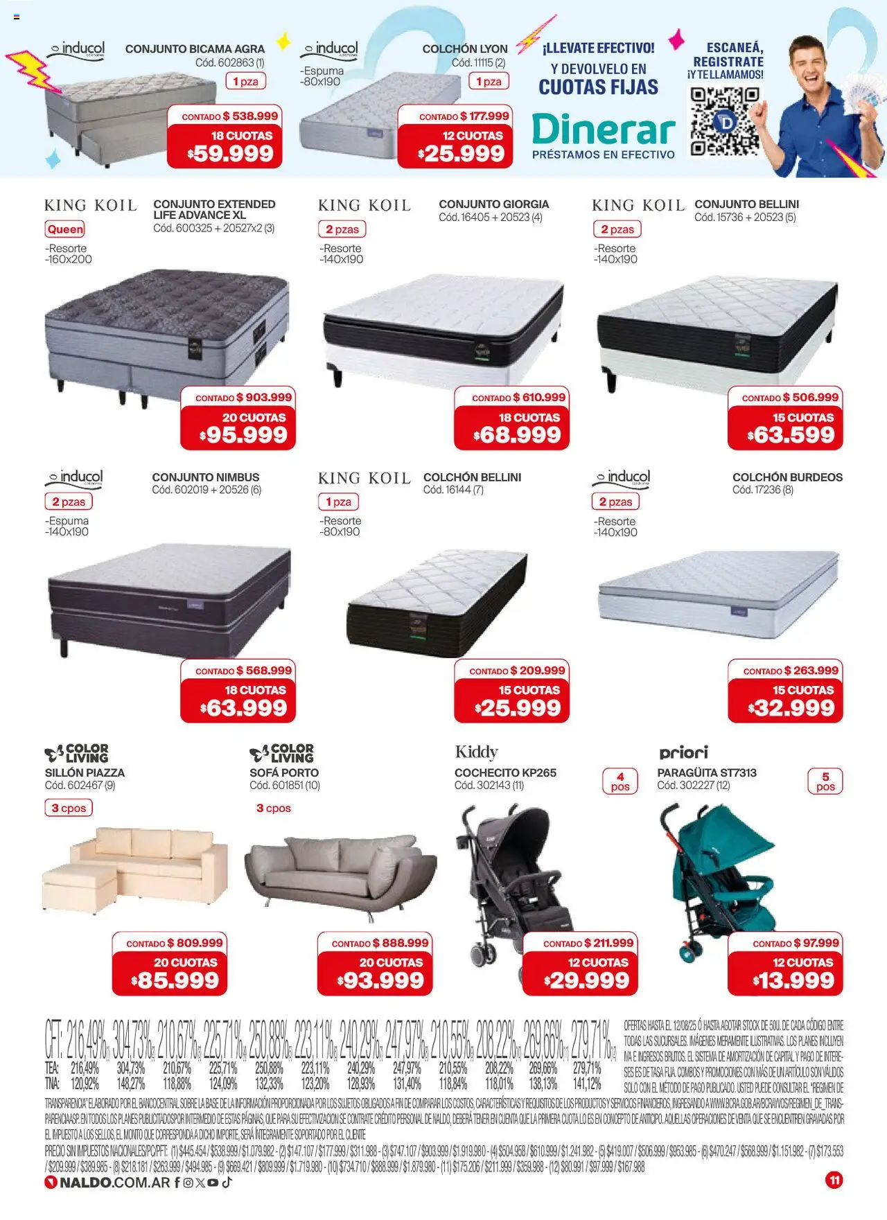 Naldo catálogo │ válido desde el 01.08.2025 | Página: 11 | Productos: Conjunto, Sillón, Espuma, Té