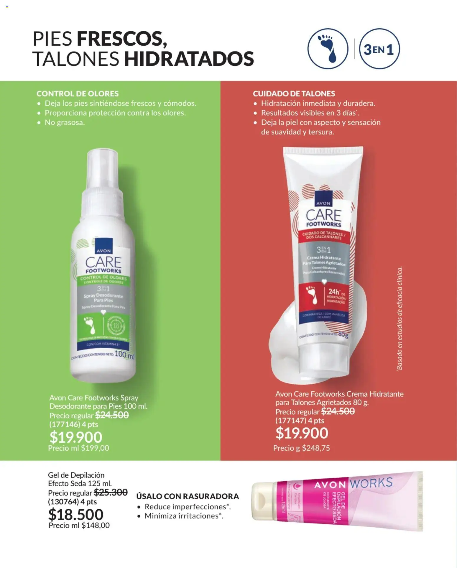 Avon revista - valida desde el 01.02.2026 | Página: 140 | Productos: Crema, Desodorante, Manteca, Aceite