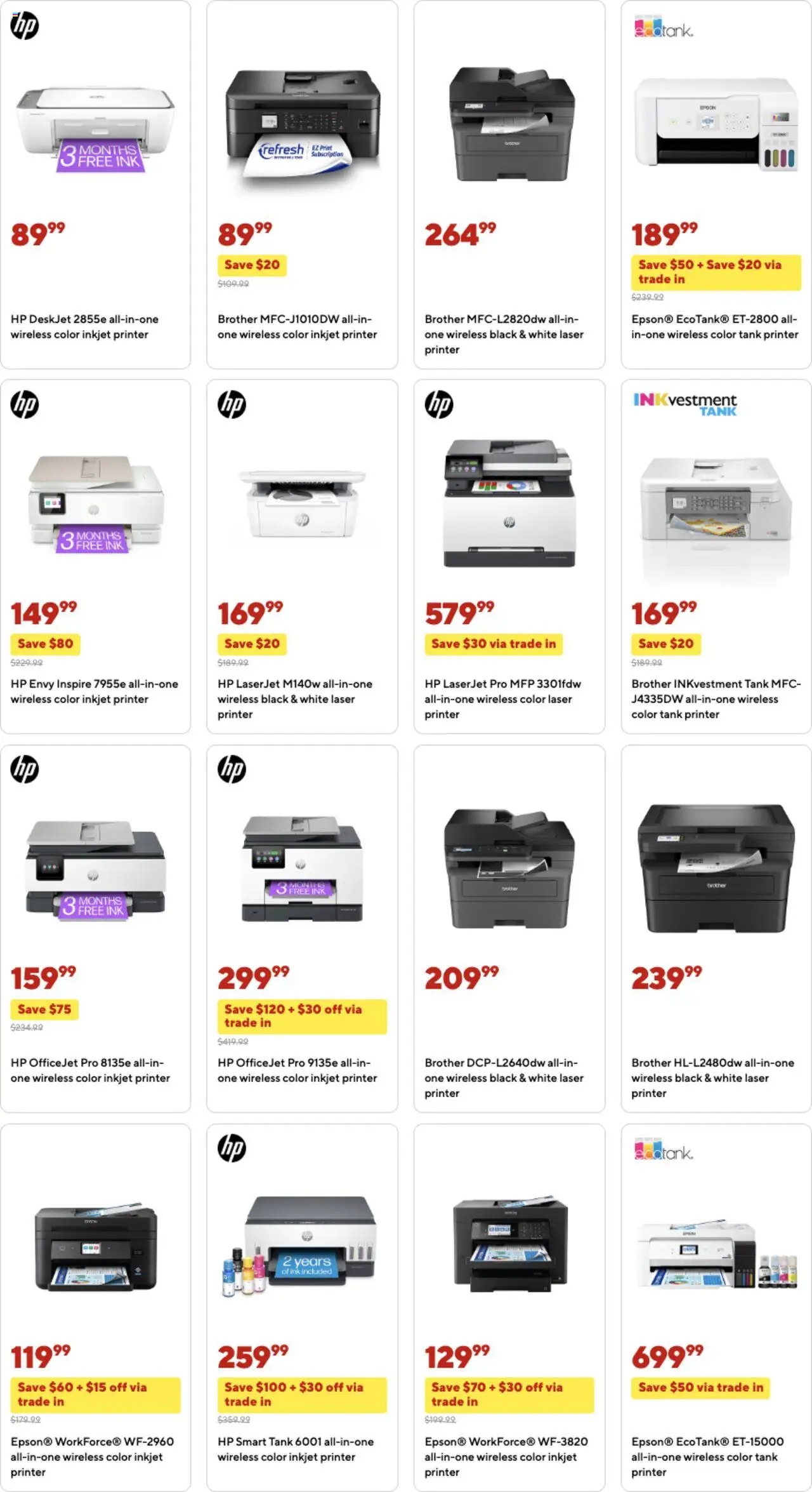 Staples Weekly Ad - valid from 03.08.2025 | Page: 6 | Products: Ink, Printer