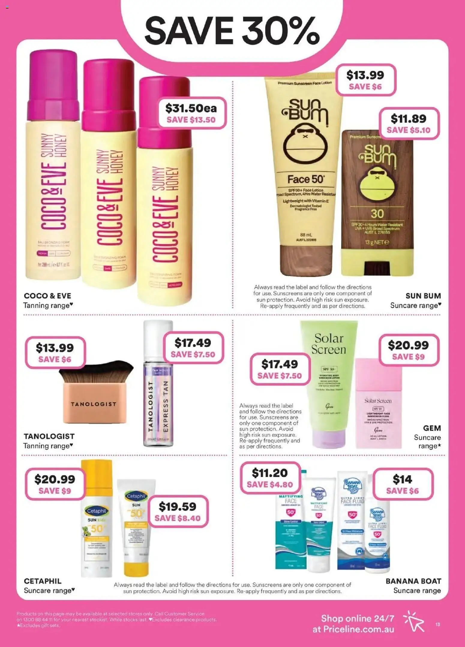 Priceline Pharmacy catalogue - valid from 26.03.2026 | Page: 13 | Products: Fragrance, Honey, Lotion, Water