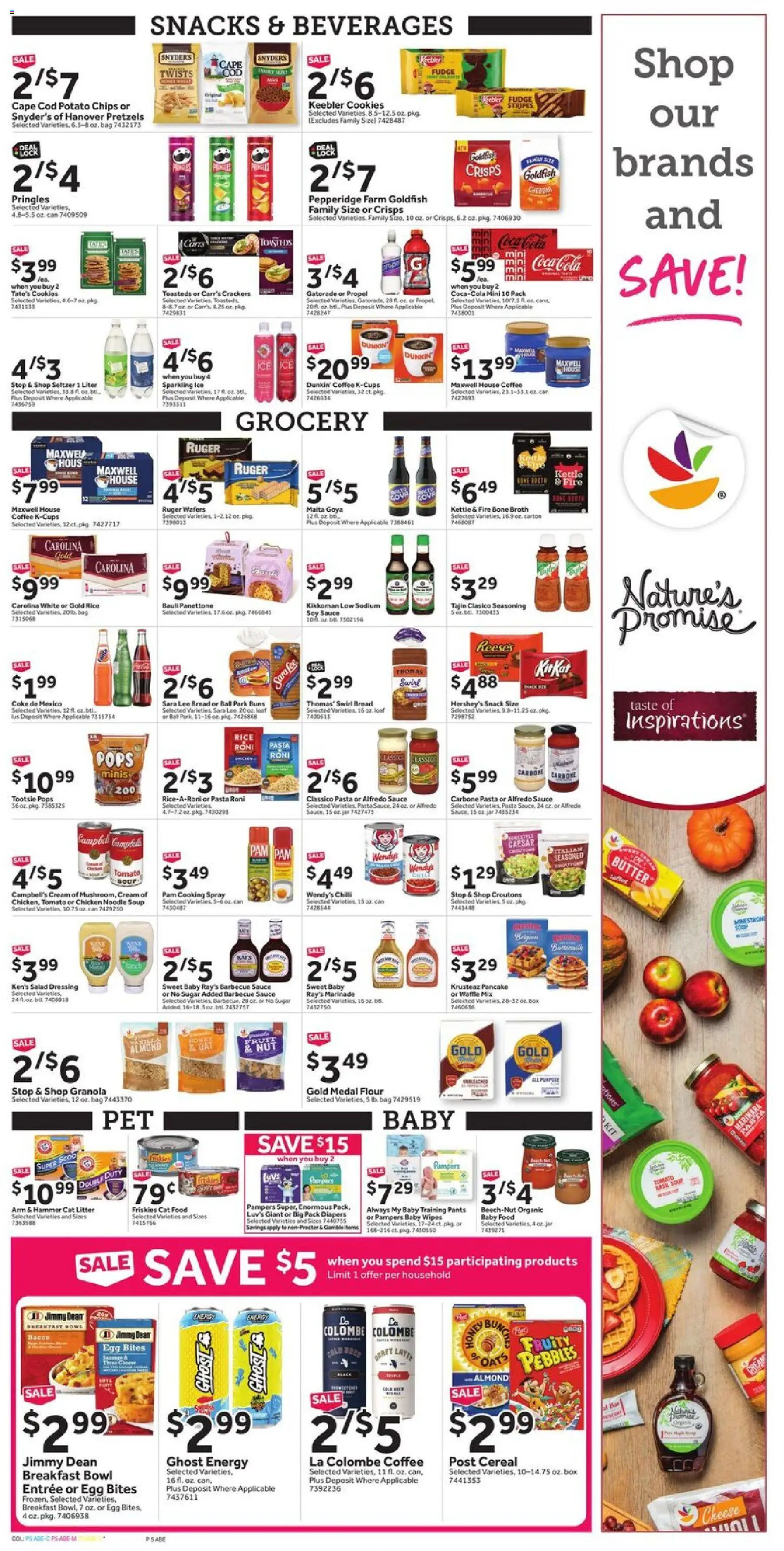 Stop & Shop Weekly Circular - CT - valid from 24.10.2025 | Page: 10 | Products: Cat Food, Cheese, Rice, Pants