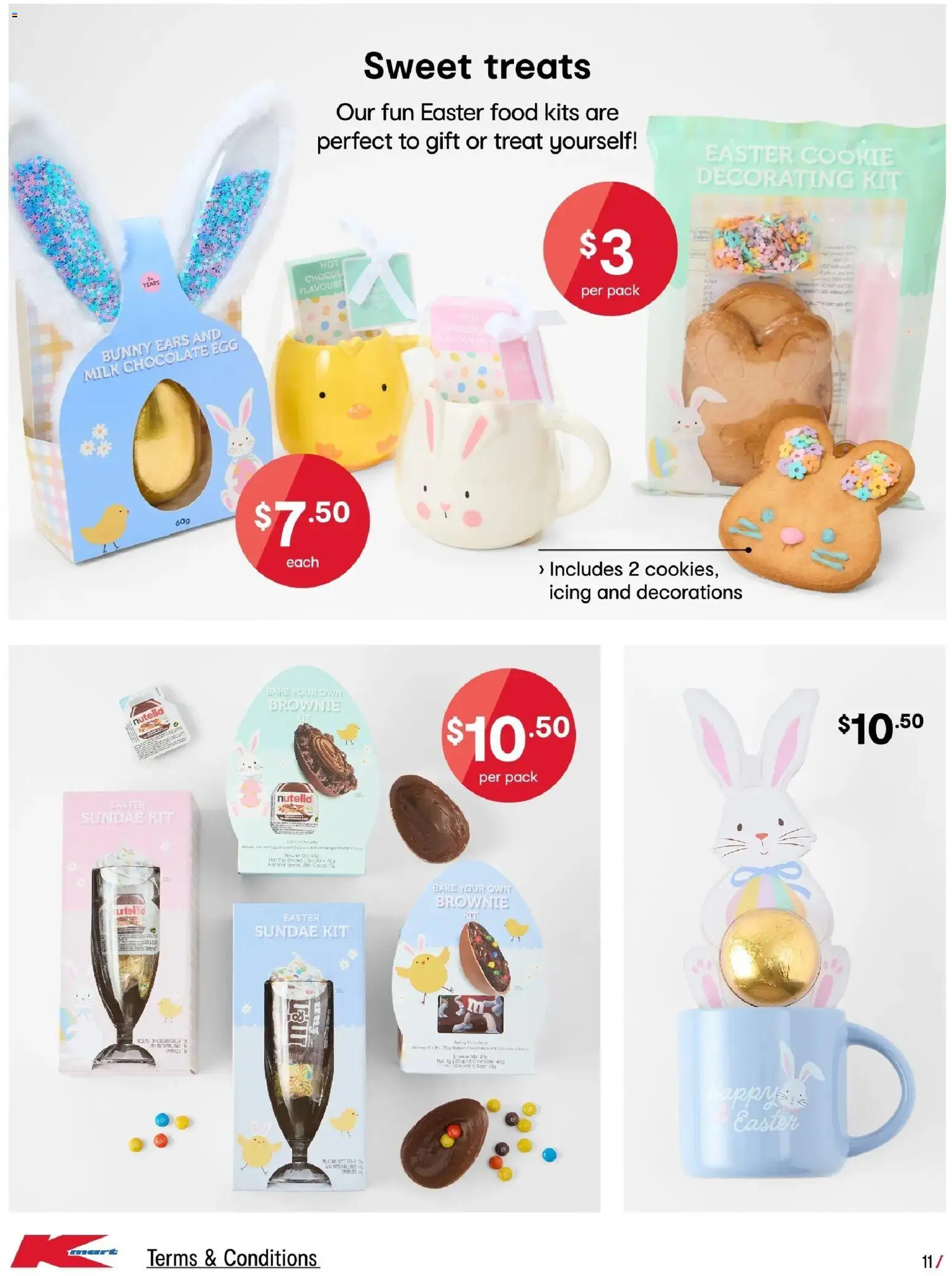 Kmart catalogue - valid from 05.03.2026 | Page: 11 | Products: Kits, Milk, Chocolate, Nutella