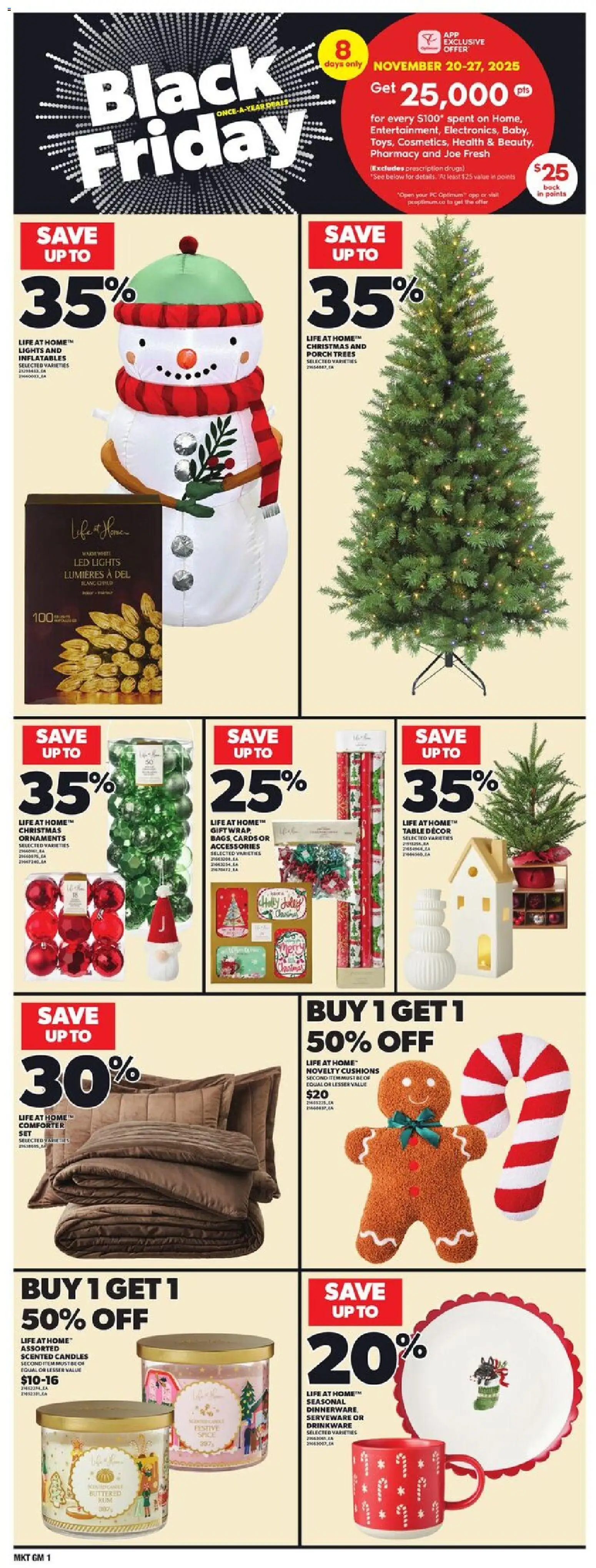 Loblaws flyer valid from 20.11.2025 | Page: 7 | Products: PC, Table