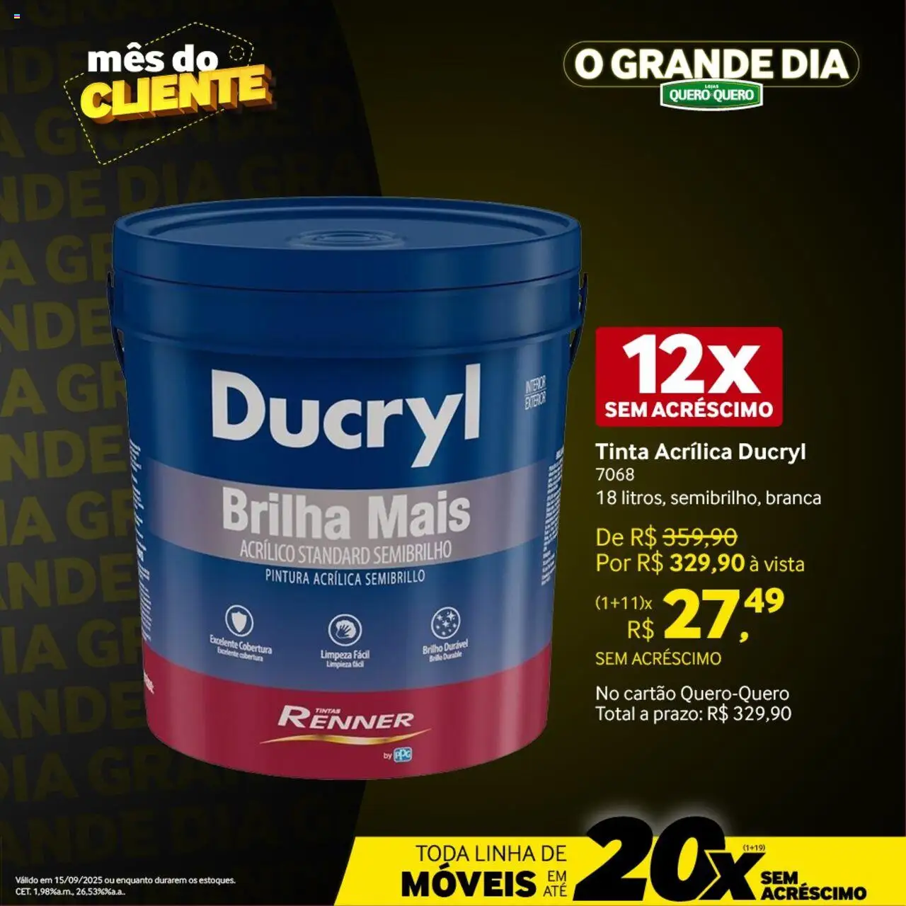 Lojas Quero-Quero Folheto - válido de 15.09.2025 | Página: 15 | Produtos: Tinta