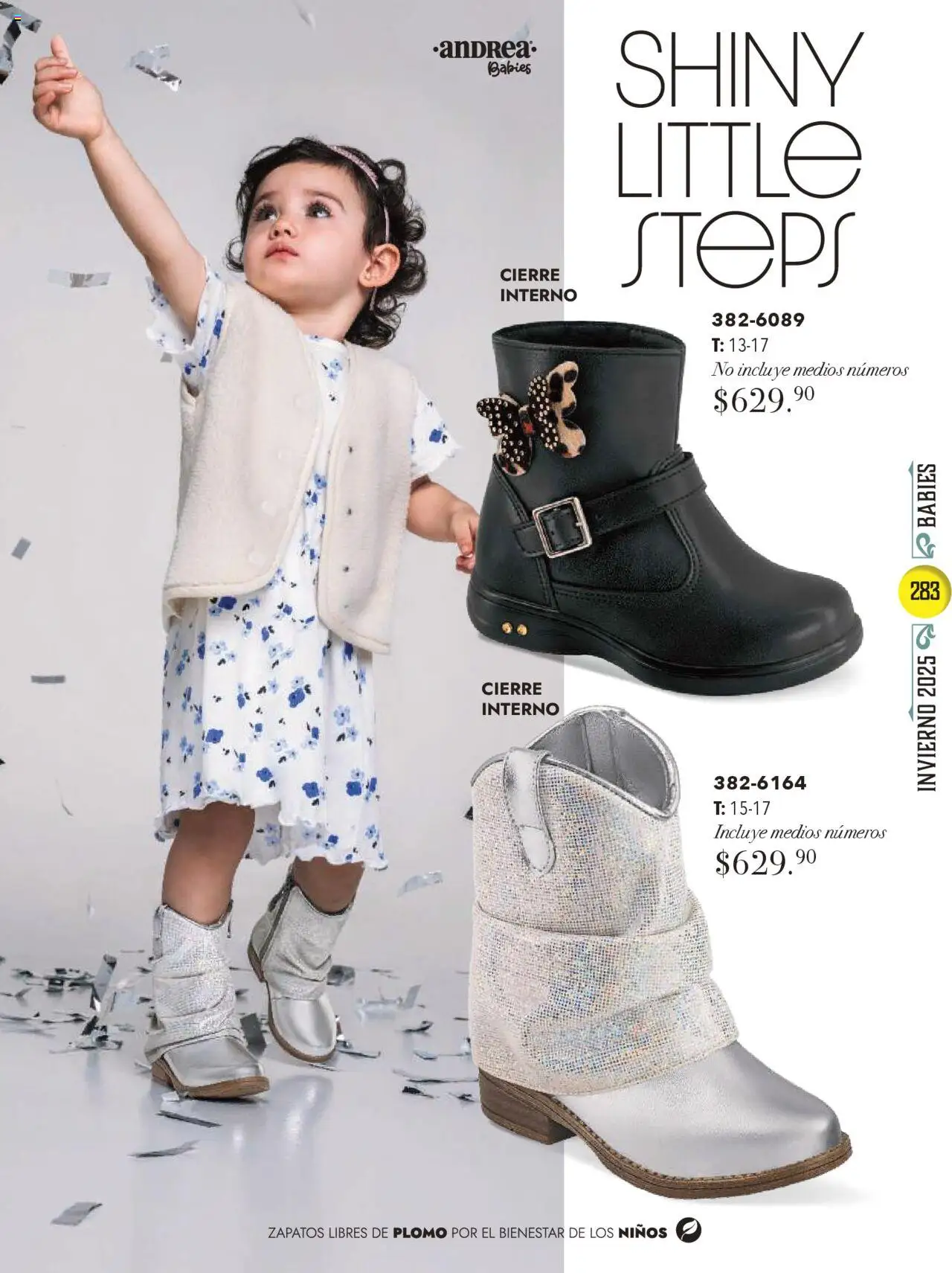 Nuevas ofertas de Andrea válidas en toda la República Mexicana desde el 13.10.2025. ¡Encuentra las mejores ofertas en Andrea - Catálogo Invierno! | Página: 283 | Productos: Zapatos