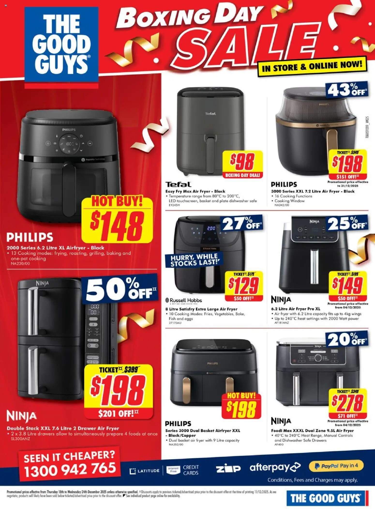The Good Guys catalogue - valid from 17.12.2025 | Page: 10 | Products: Basket, Fish, Window, Safe