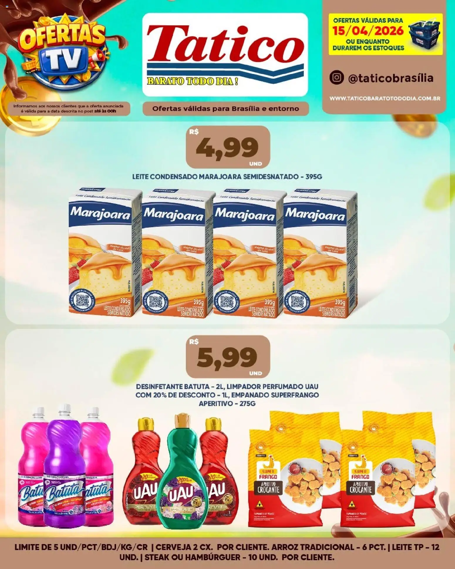 Tatico Folheto - válido de 16.04.2026 | Página: 32 | Produtos: Cerveja, Arroz, Batata, Bala