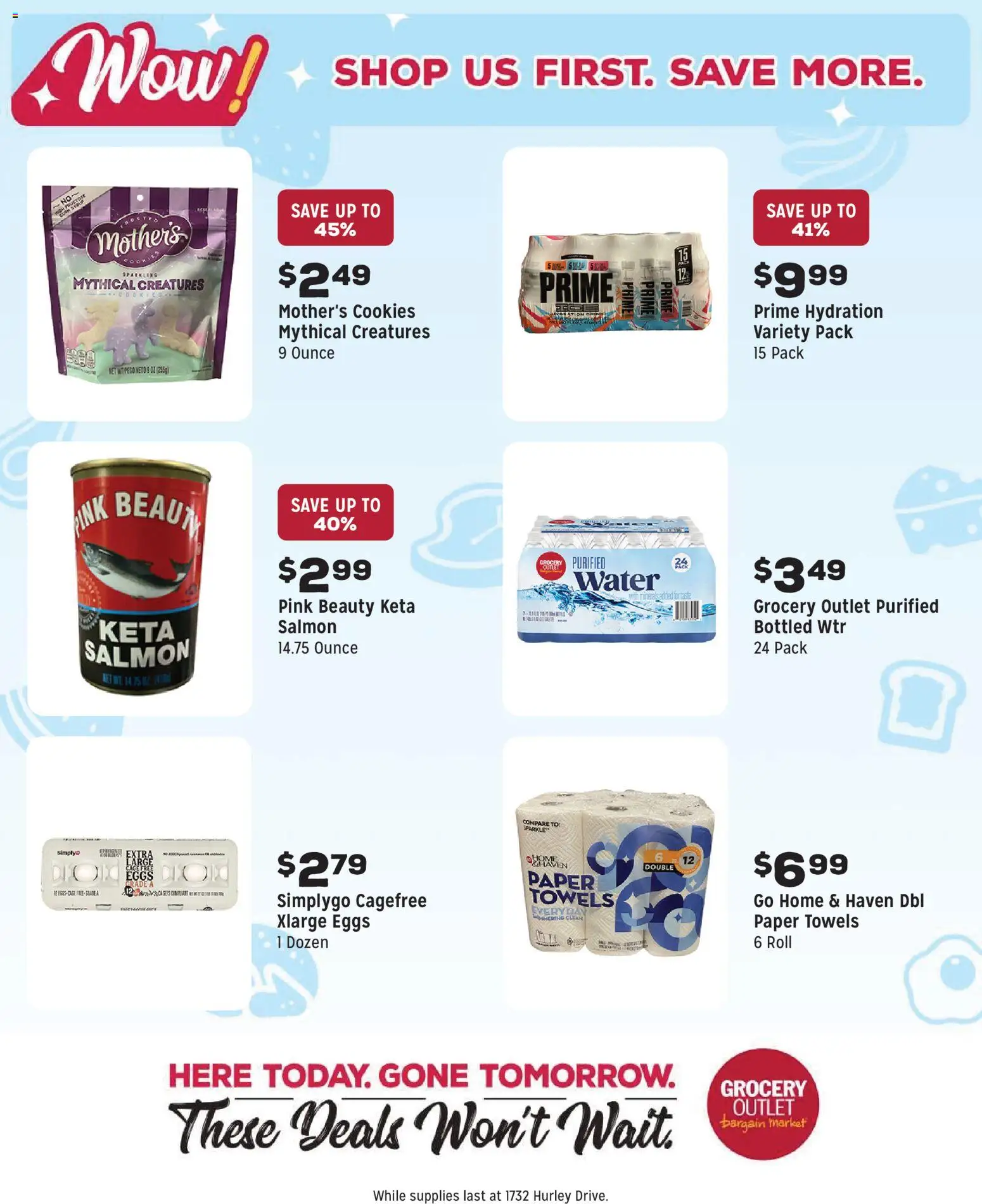 Grocery Outlet Weekly Ad - ID - valid from 31.12.2025 | Page: 11 | Products: Corn, Ink, Eggs, Water