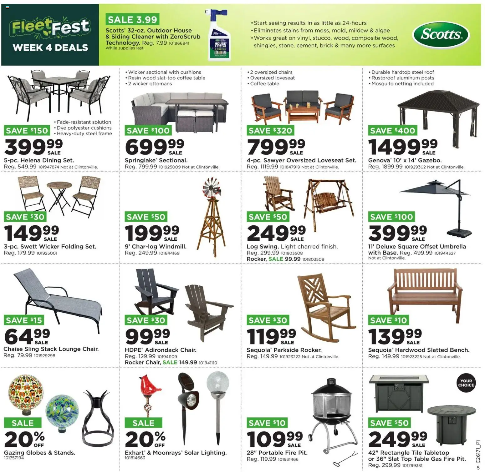 Mills Fleet Farm Weekly Ad - valid from 20.04.2026 | Page: 8 | Products: Coffee table, Table, Coffee, Sectional